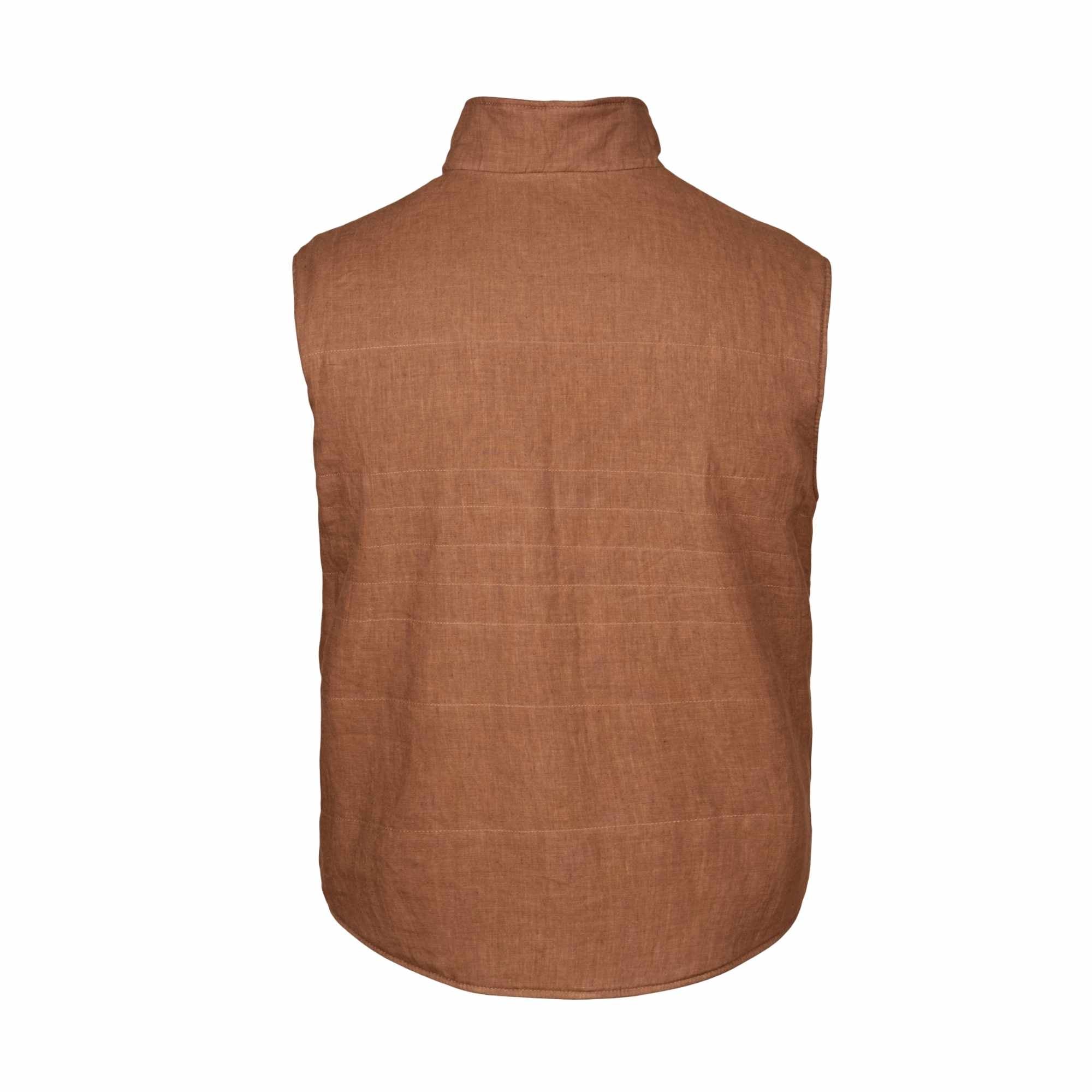 Reversible Padded Suede Vest
