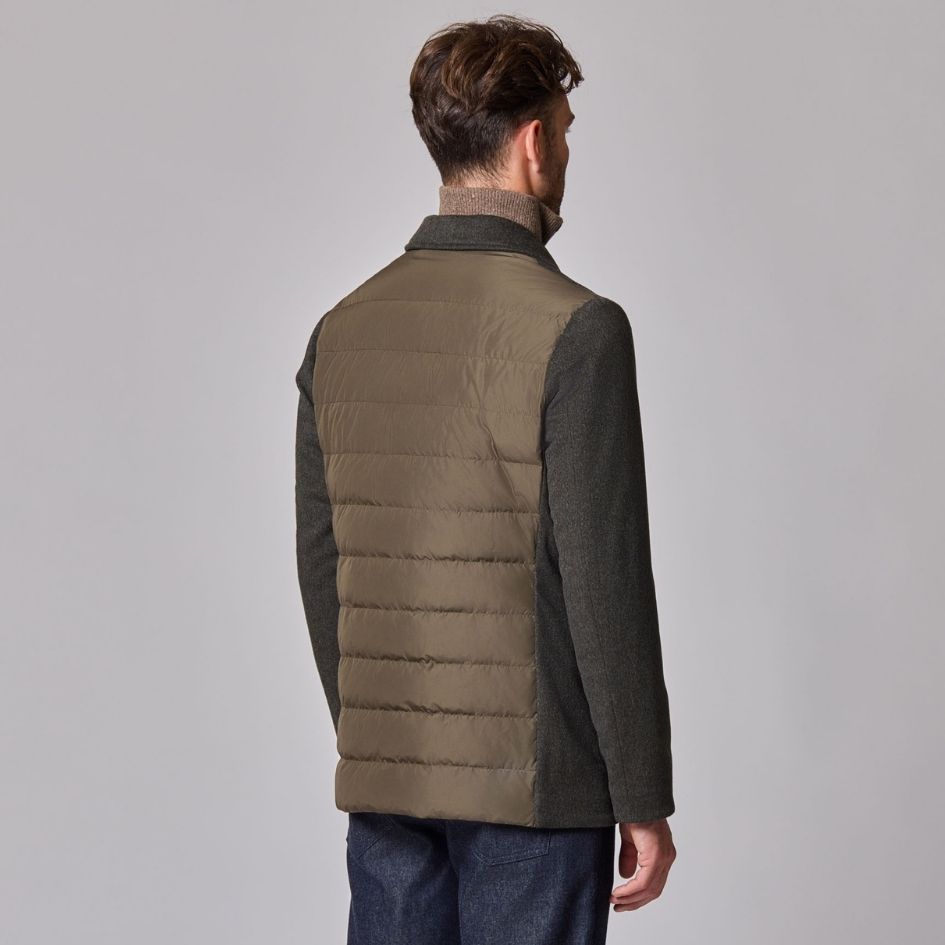Double-Breasted Padded Jacket