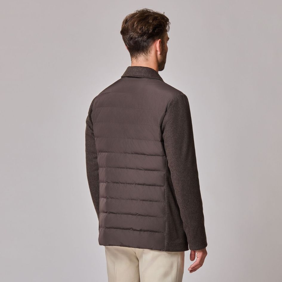 Double-Breasted Padded Jacket