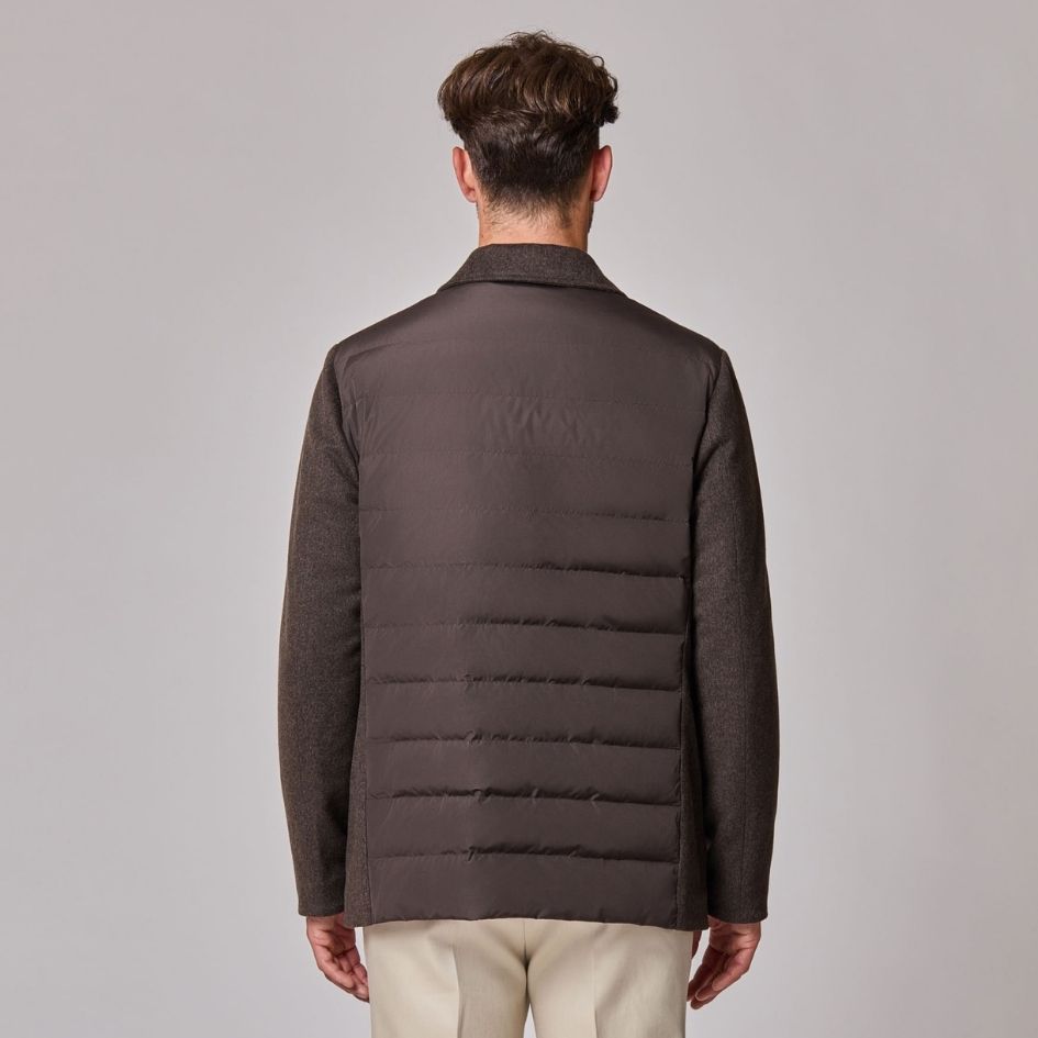 Double-Breasted Padded Jacket