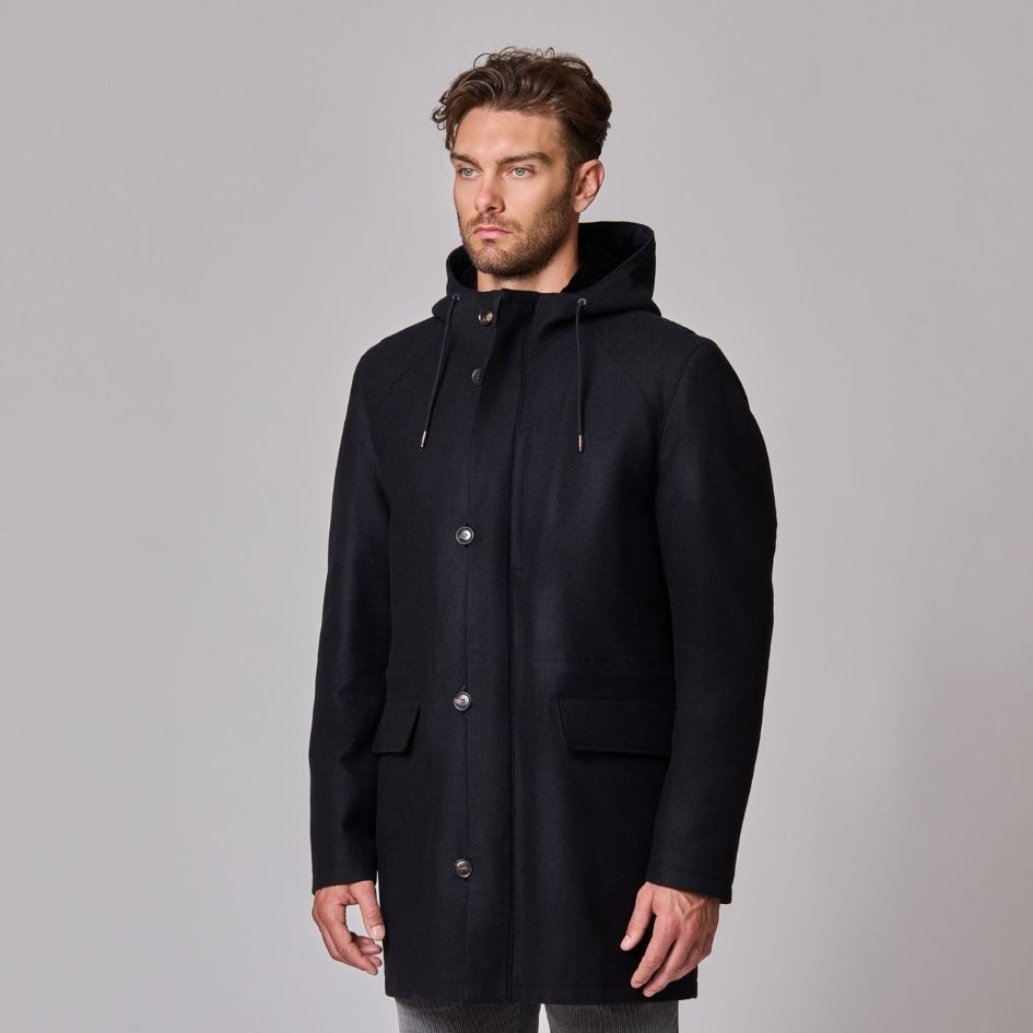 Hooded Overcoat