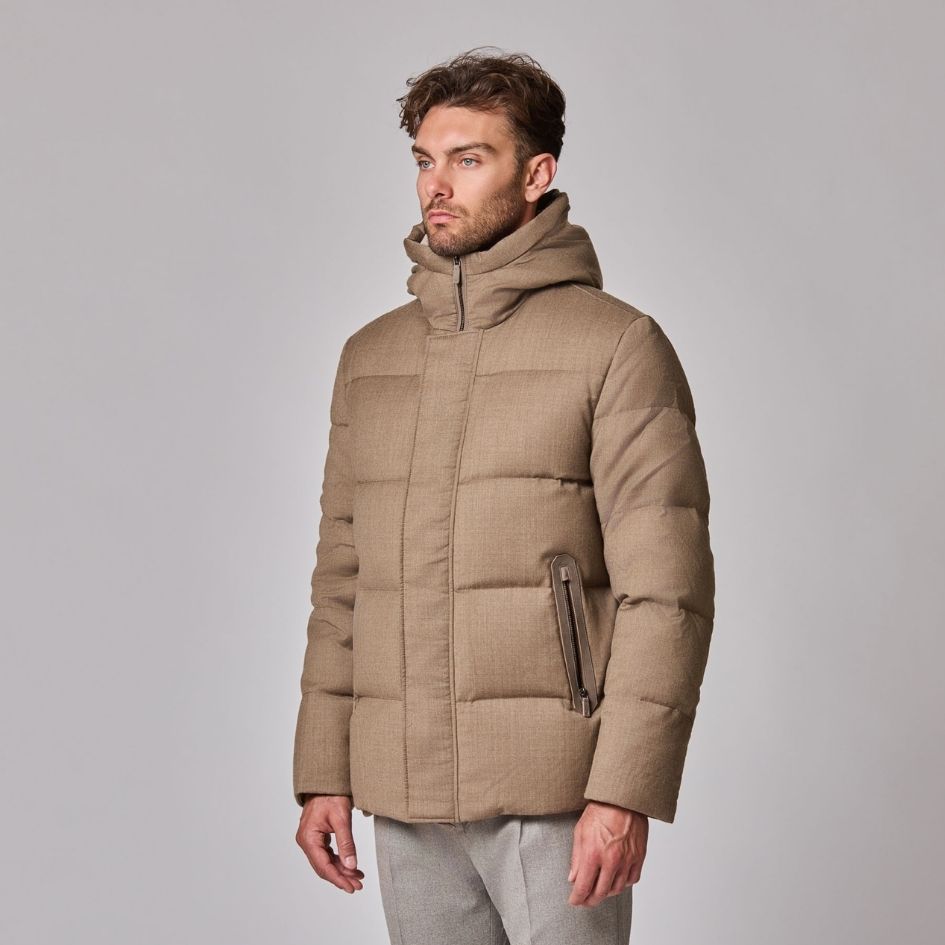 Hooded Padded Blouson