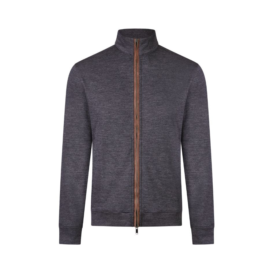 Full-Zip Mock Neck