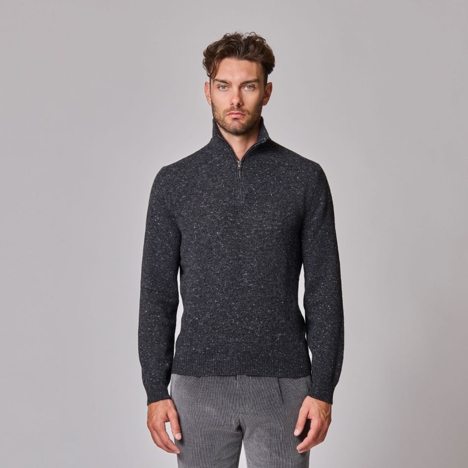 1/4 Zip Mock Neck