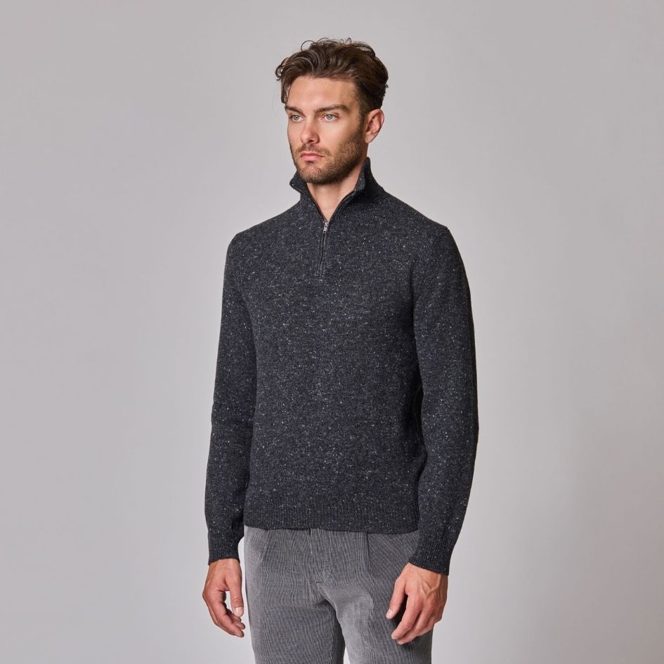 1/4 Zip Mock Neck