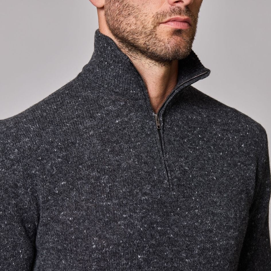 1/4 Zip Mock Neck