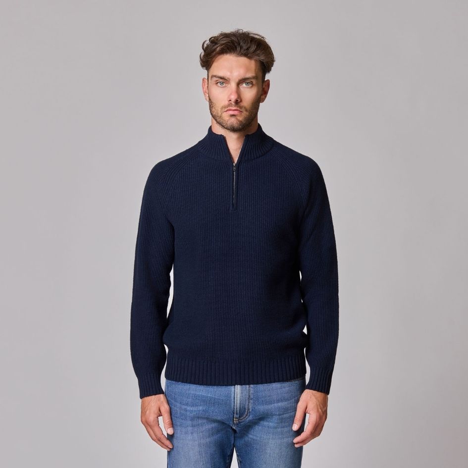 1/4 Zip Mock Neck
