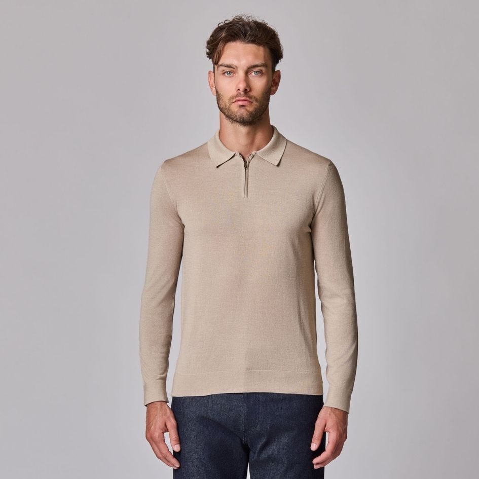 1/4 Zip Polo