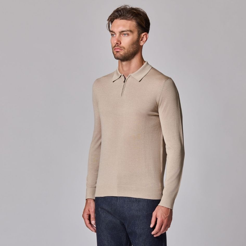 1/4 Zip Polo