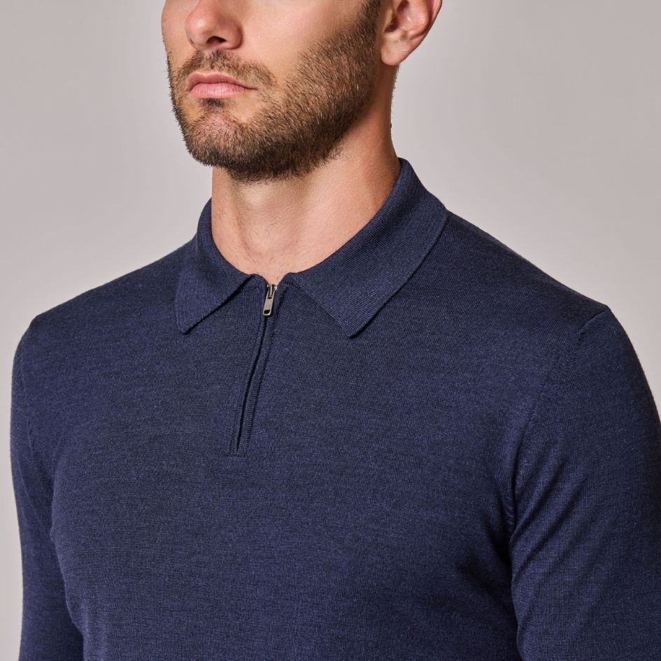 1/4 Zip Polo