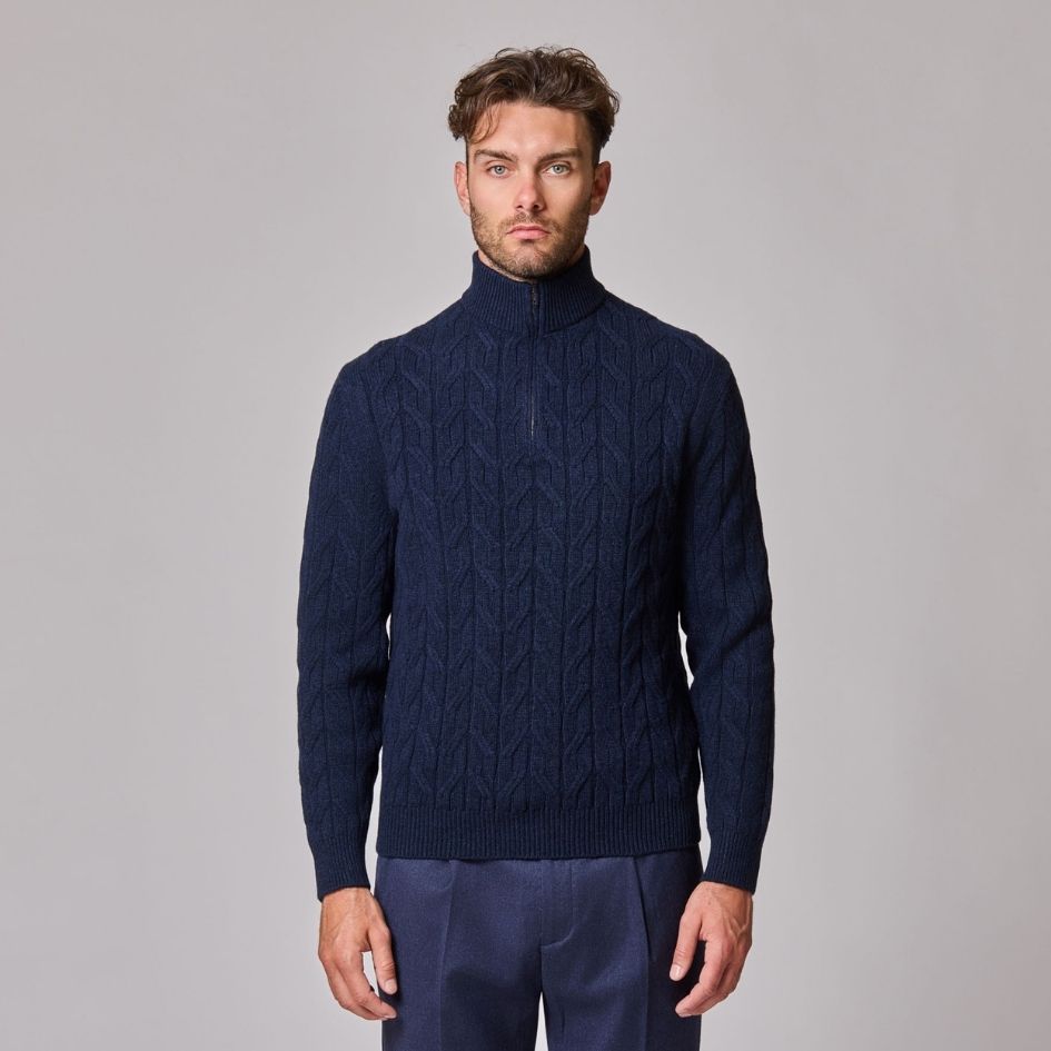 1/4 Zip Mock Neck