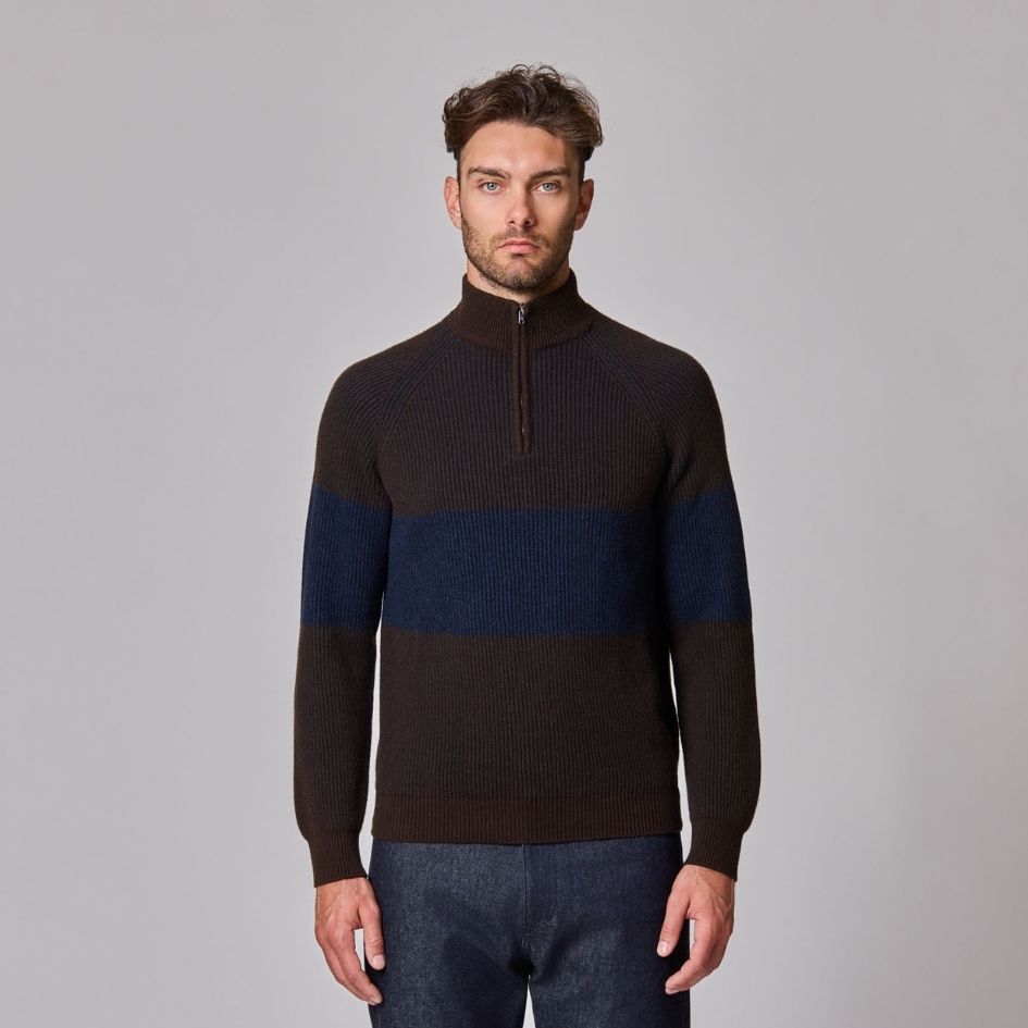 1/4 Zip Mock Neck
