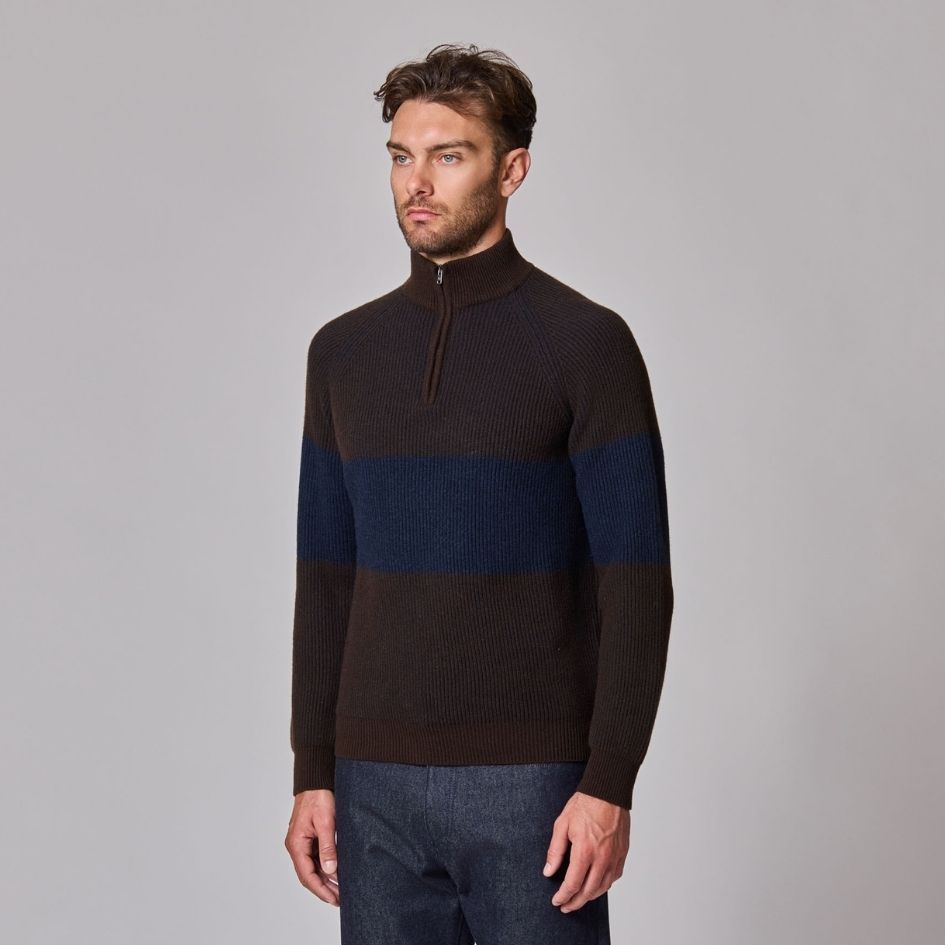 1/4 Zip Mock Neck