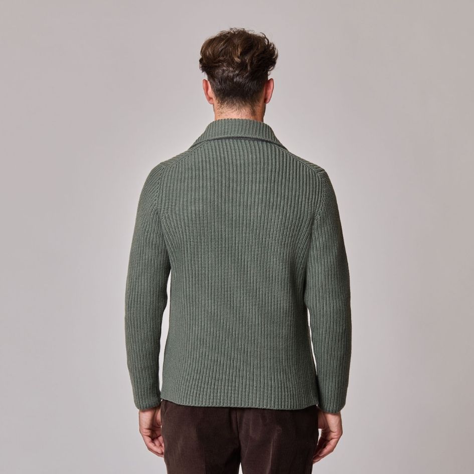 Double Breasted Knitted Jacket