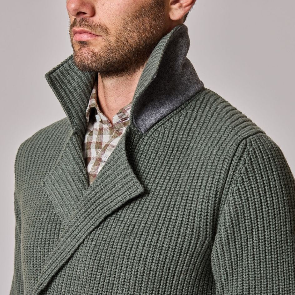 Double Breasted Knitted Jacket