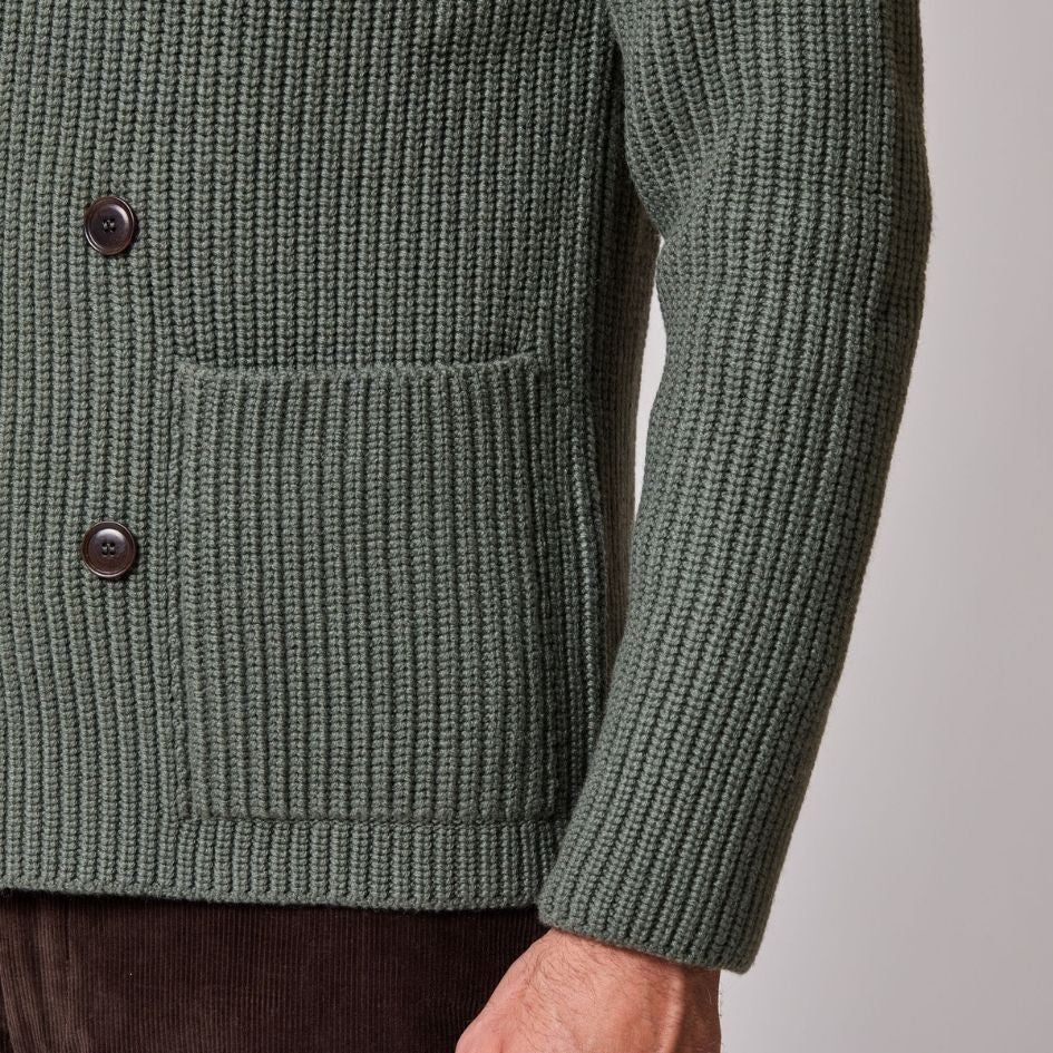 Double Breasted Knitted Jacket