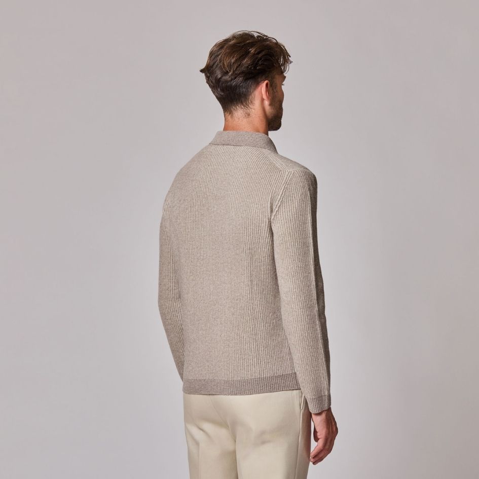 Open Collar Sweater