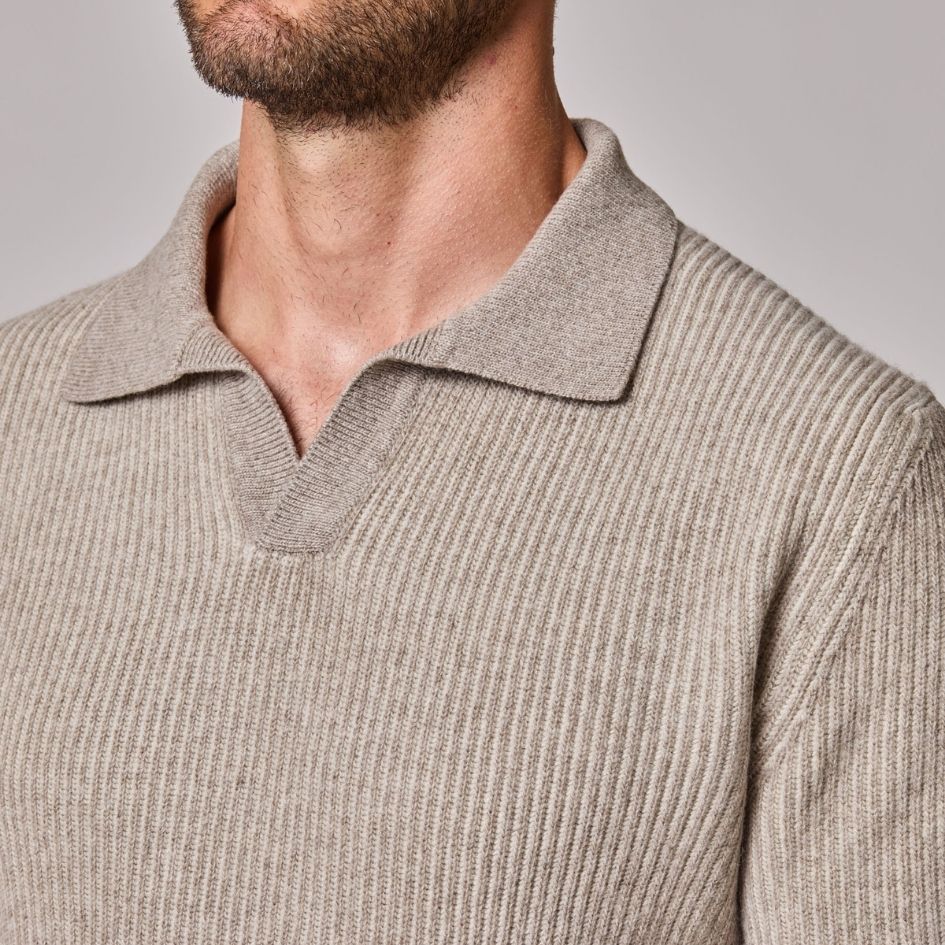 Open Collar Sweater