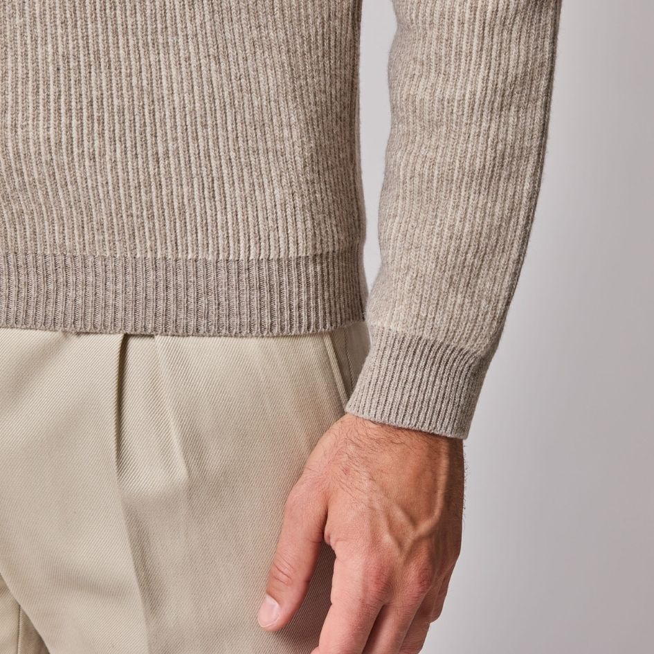 Open Collar Sweater