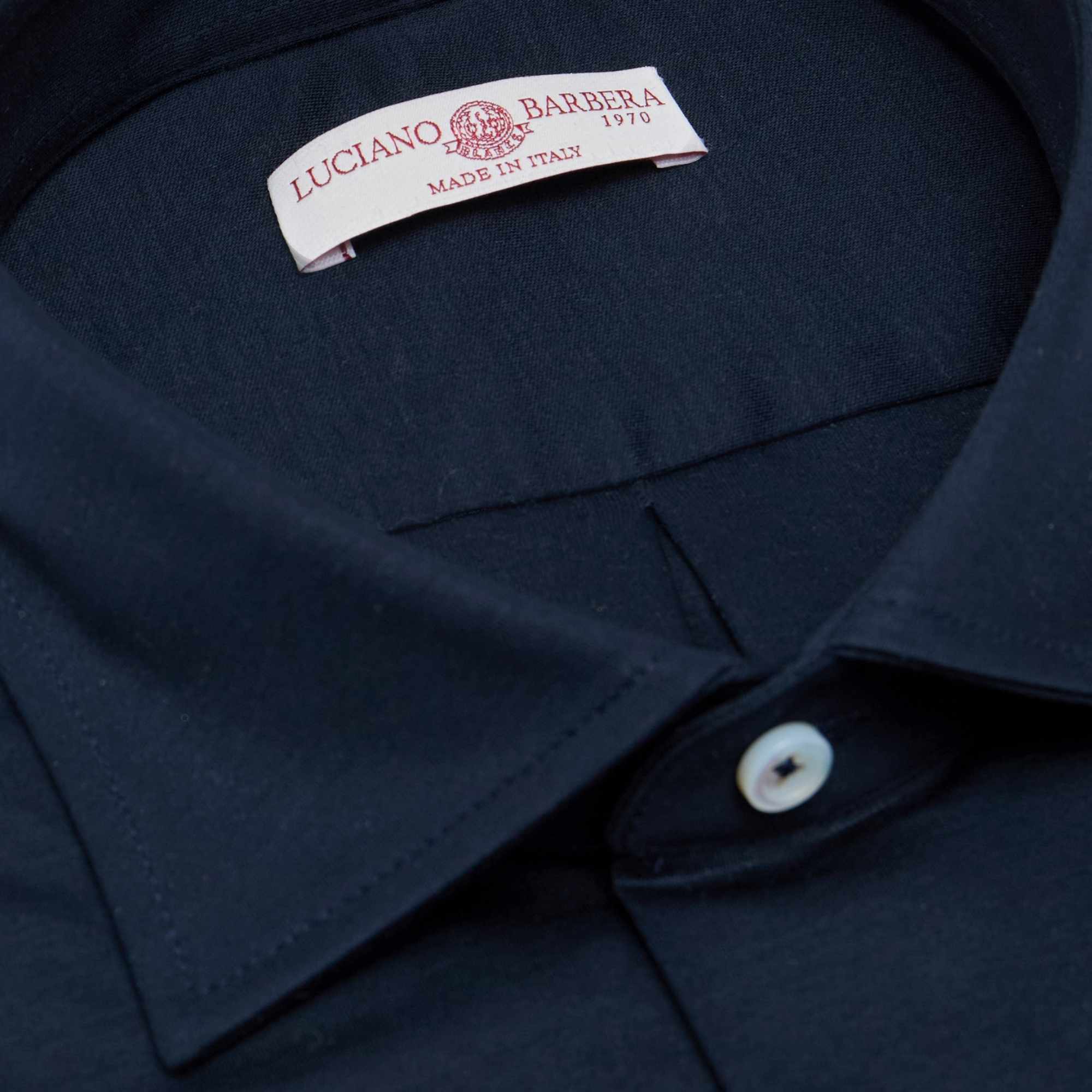 Spread Collar Jersey Shirt