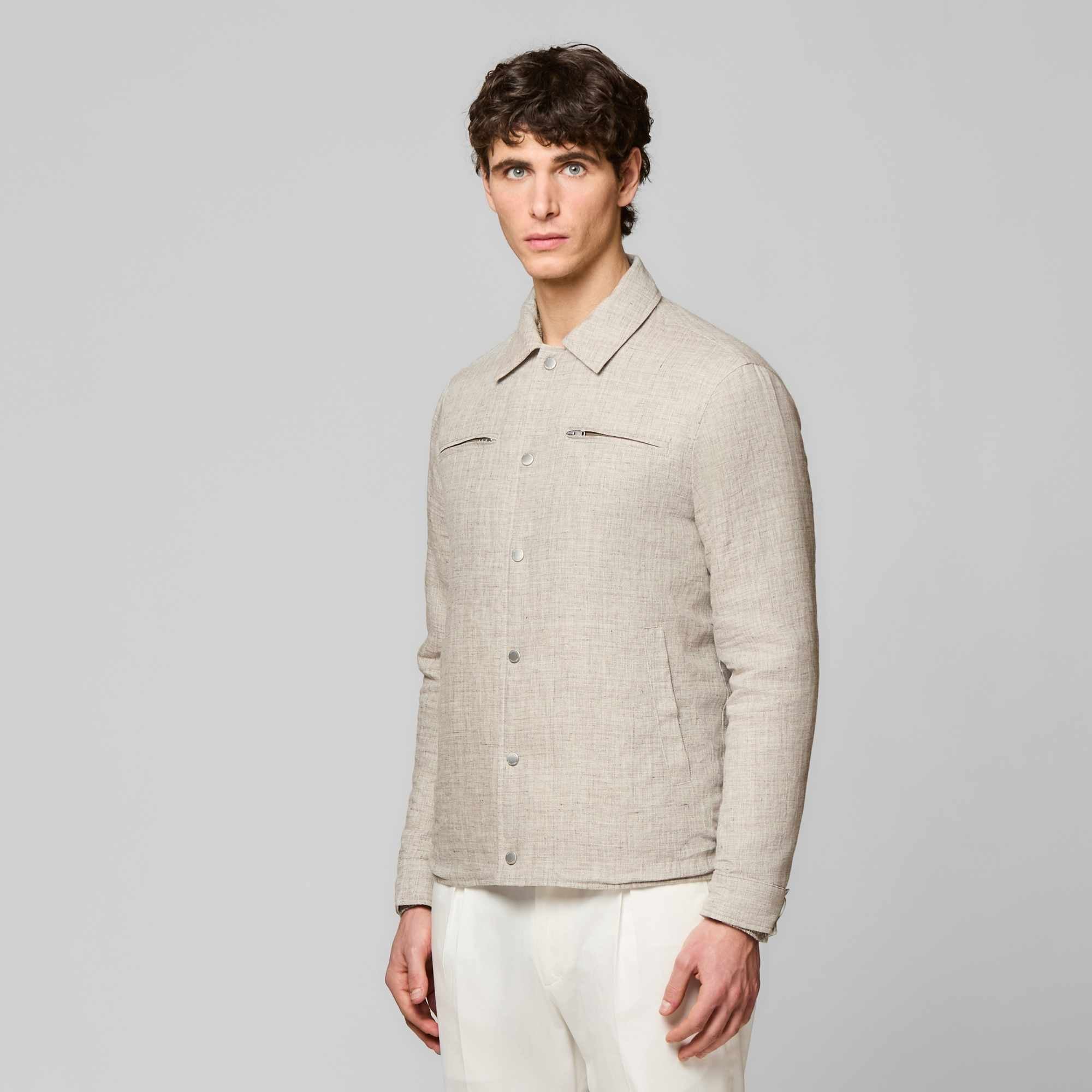 Reversible Padded Shirt Jacket