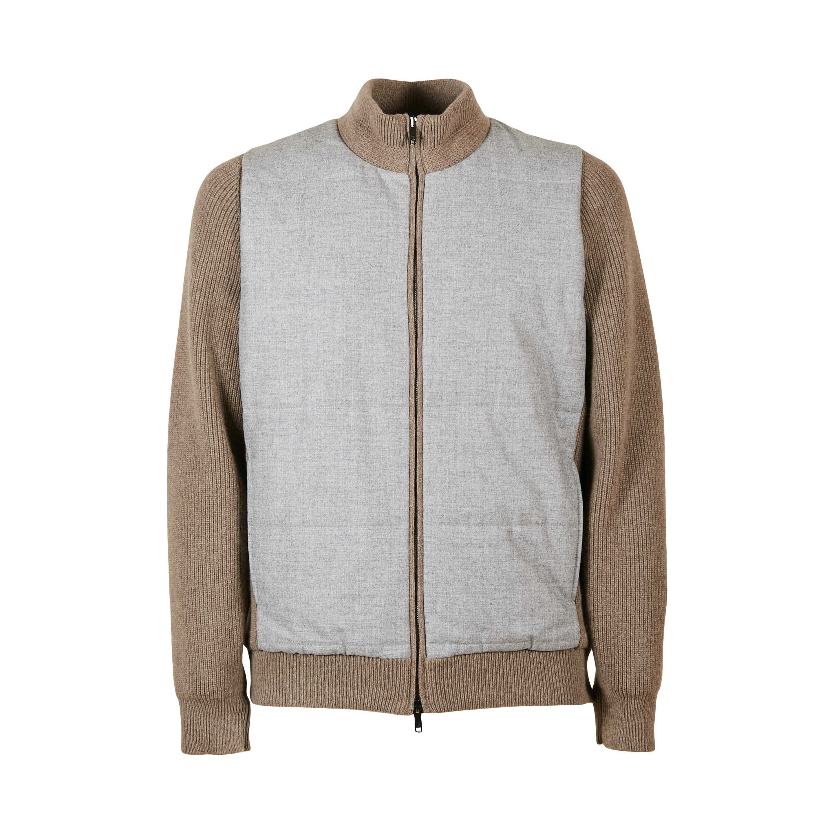 Full-Zip Knitted Blouson