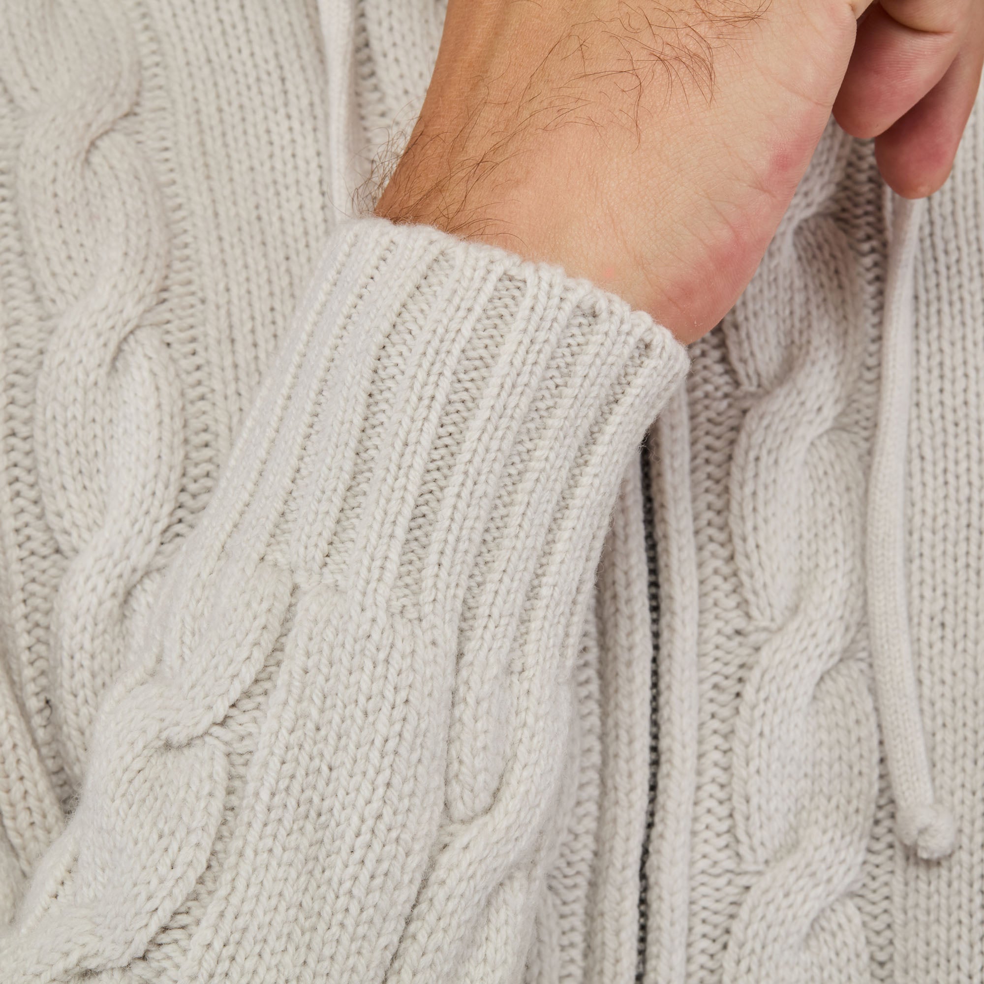 Full-Zip Hoodie Sweater