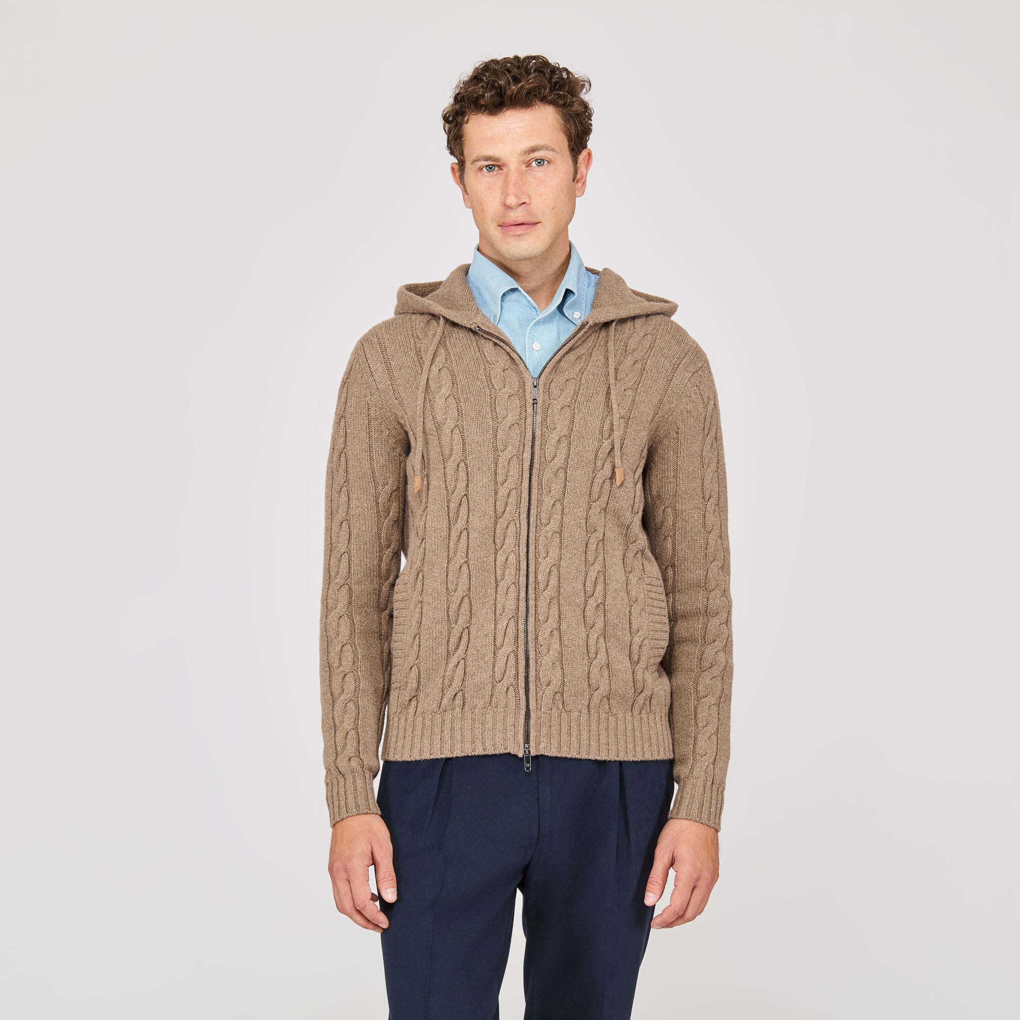Full-Zip Hoodie Sweater