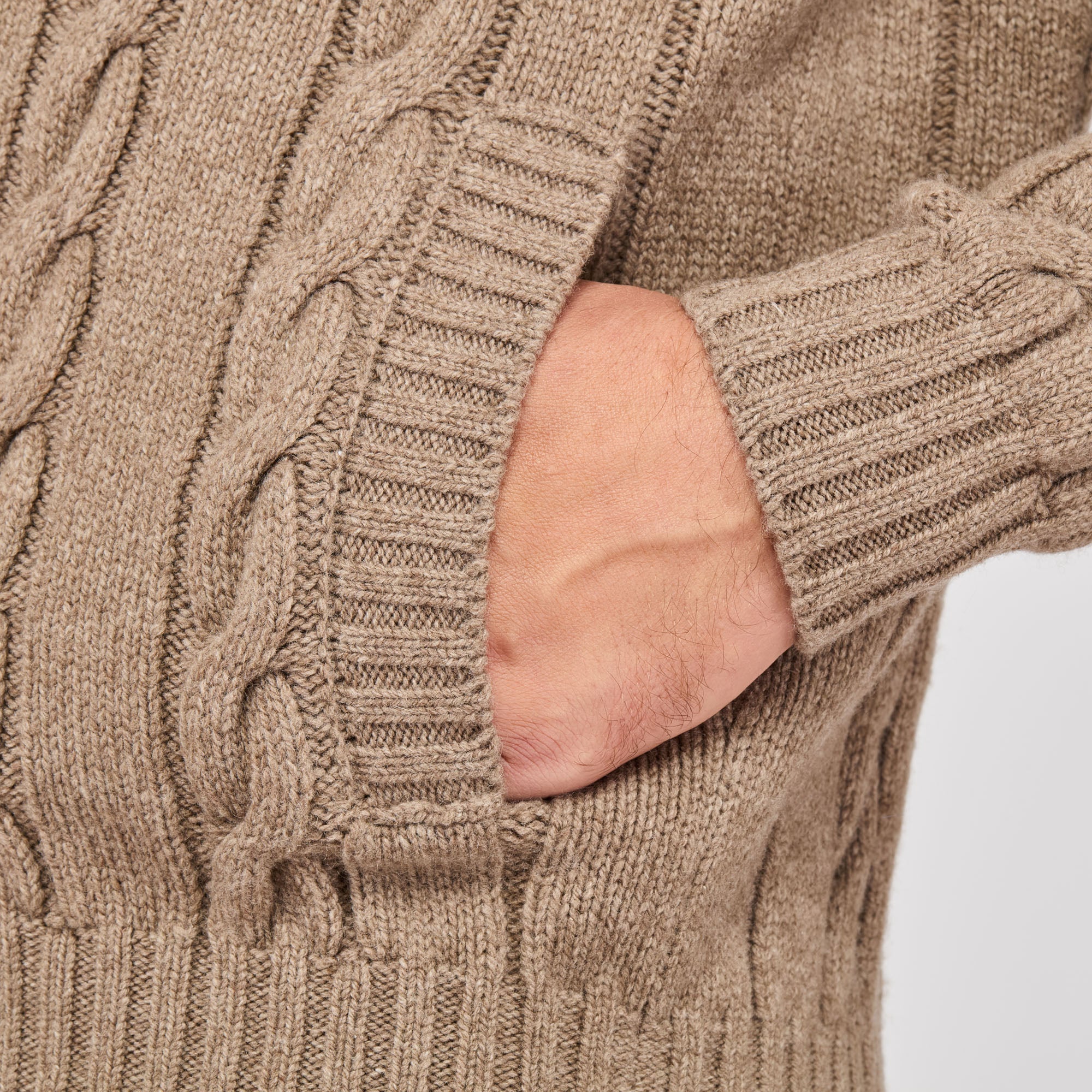 Full-Zip Hoodie Sweater