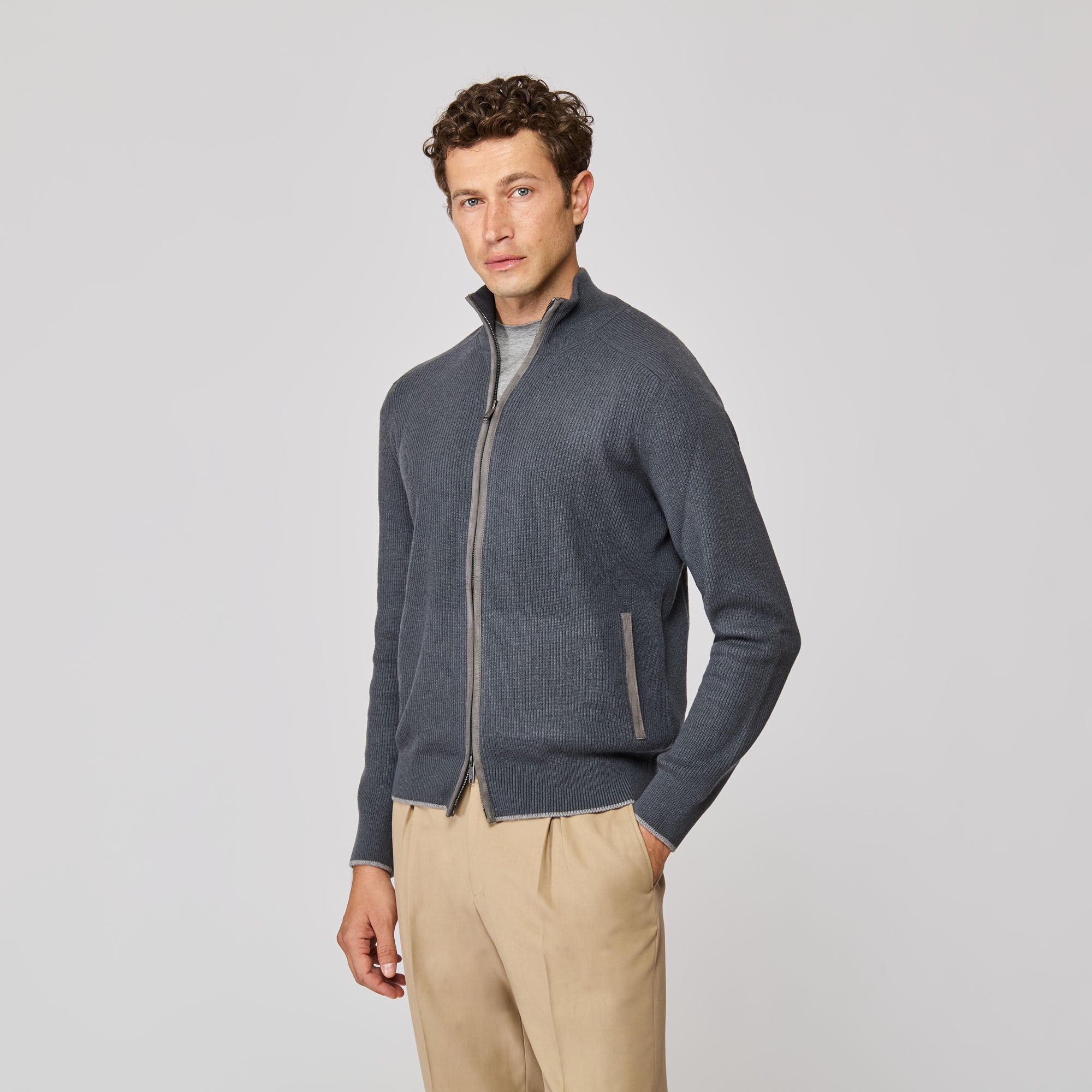 Full-Zip Sweater
