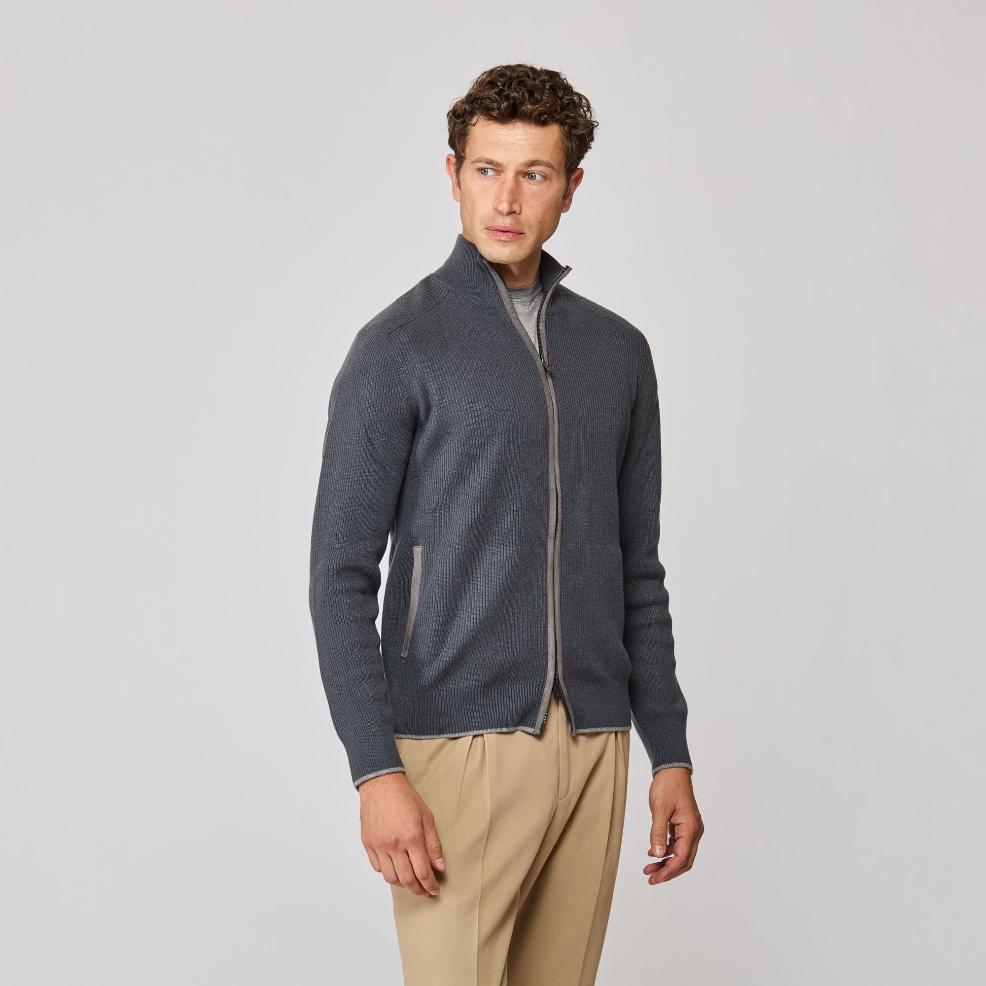 Full-Zip Sweater