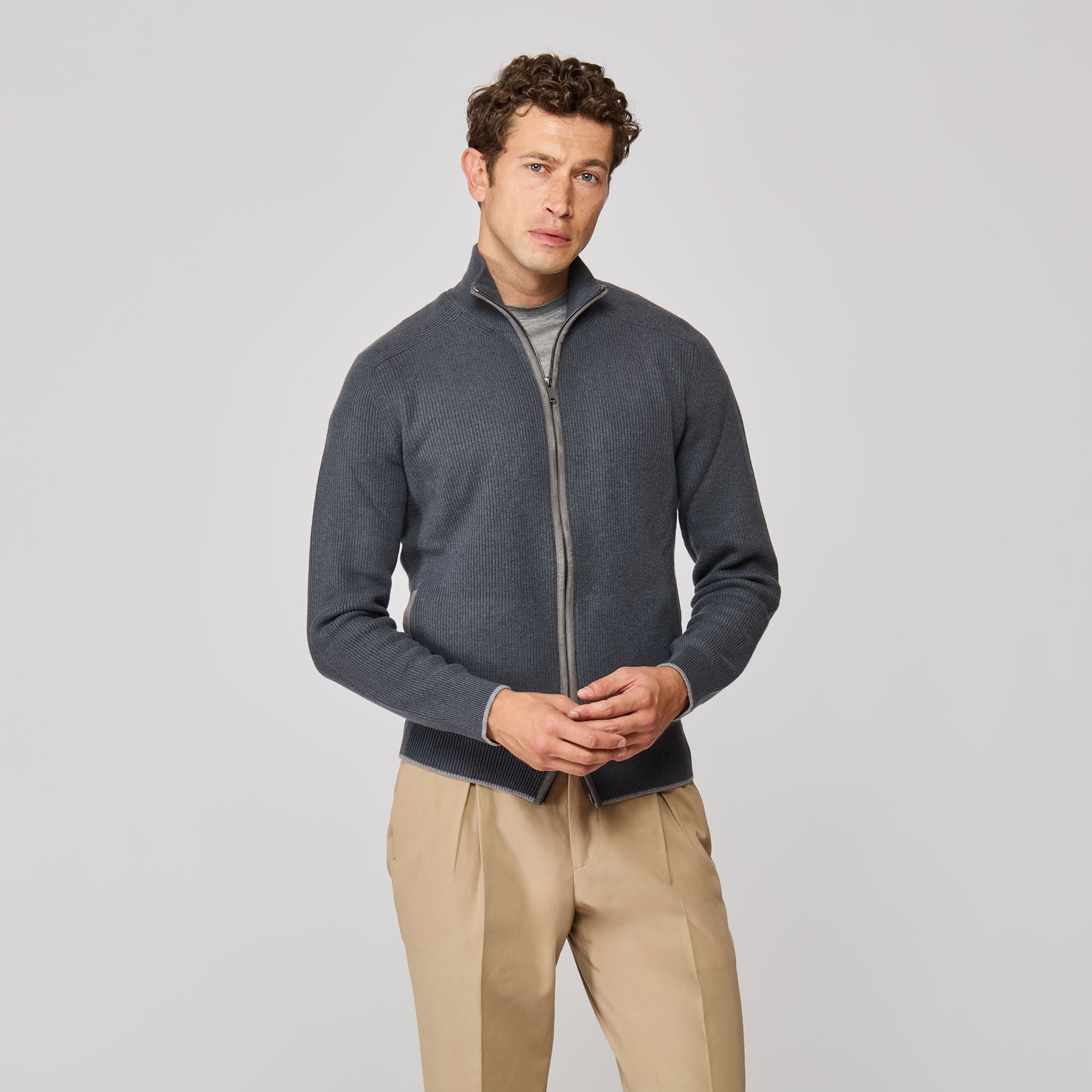 Full-Zip Sweater