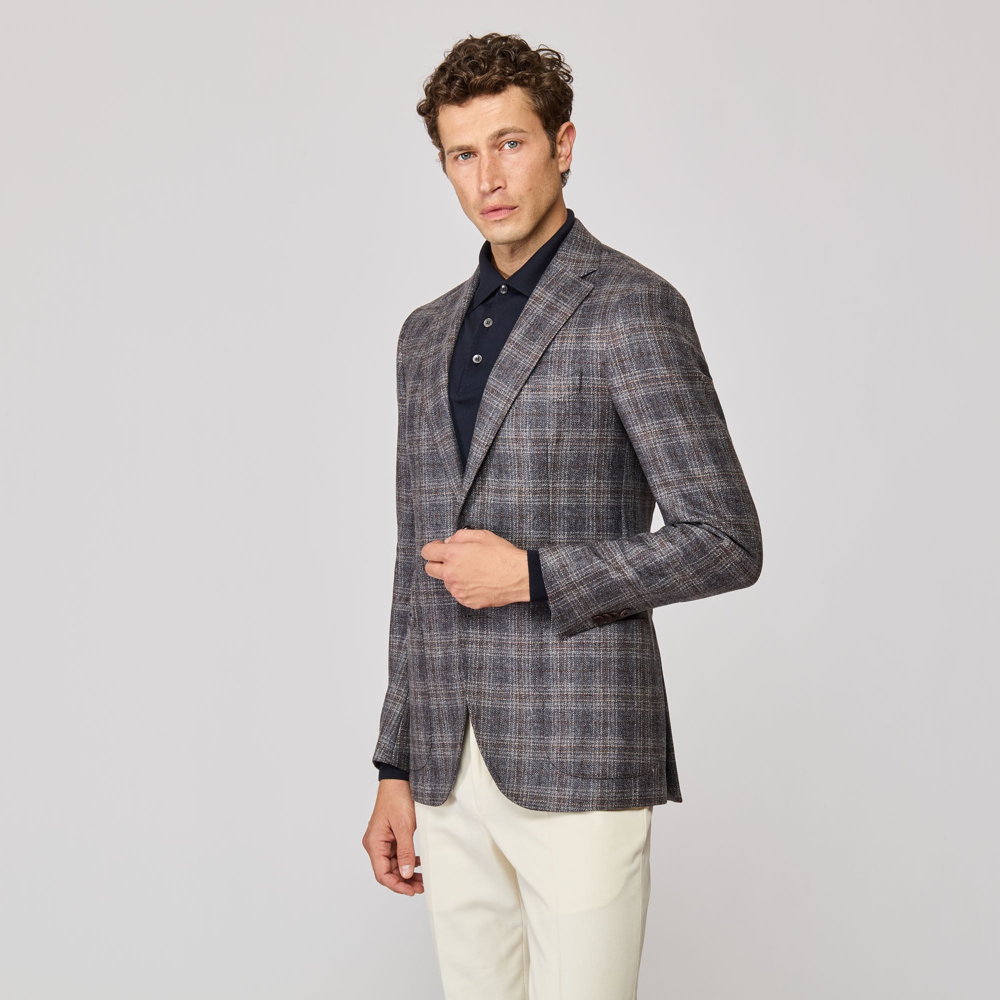 Deconstructed Amalfi Sport Coat with Shoulder Padding