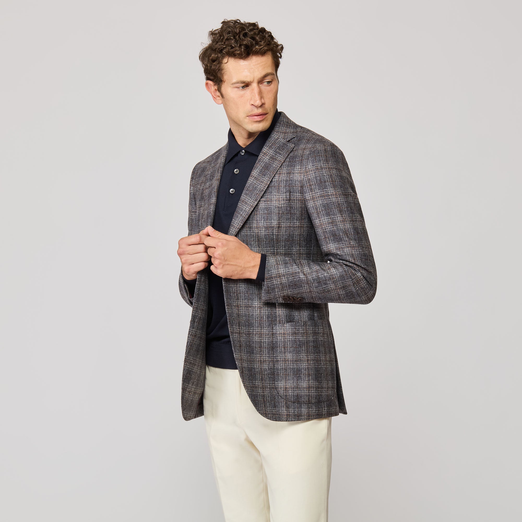 Deconstructed Amalfi Sport Coat with Shoulder Padding