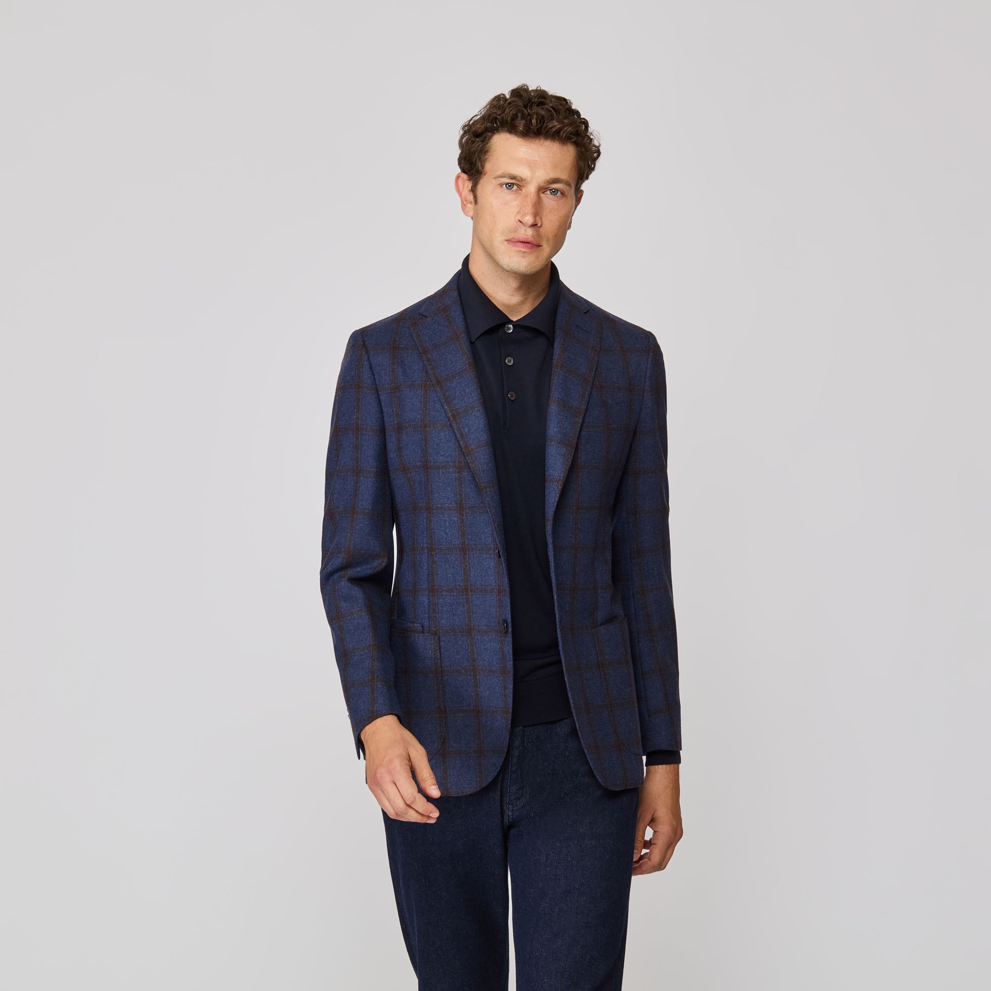 Deconstructed Amalfi Sport Coat with Shoulder Padding