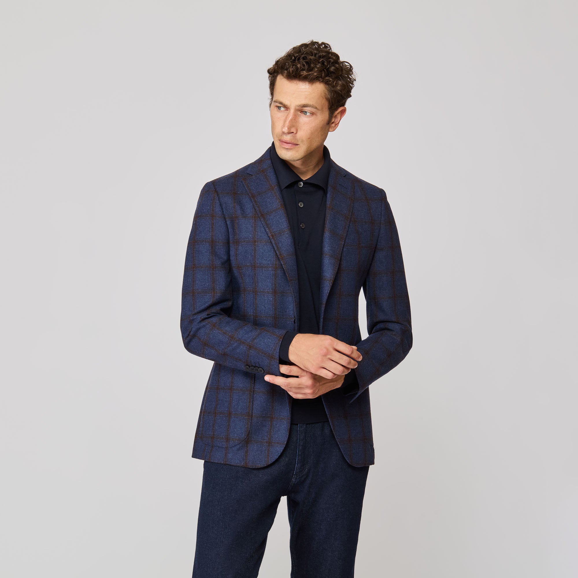 Deconstructed Amalfi Sport Coat with Shoulder Padding