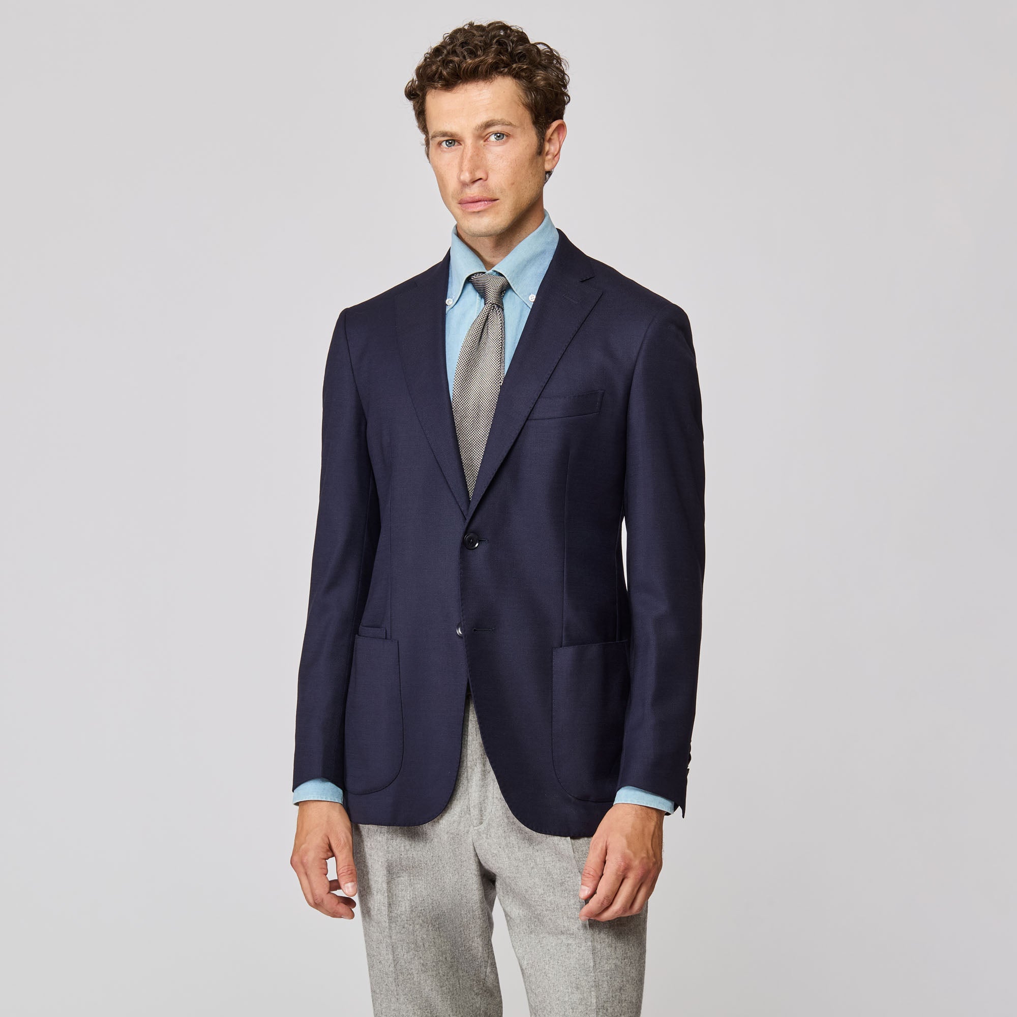Deconstructed Amalfi Sport Coat with Shoulder Padding