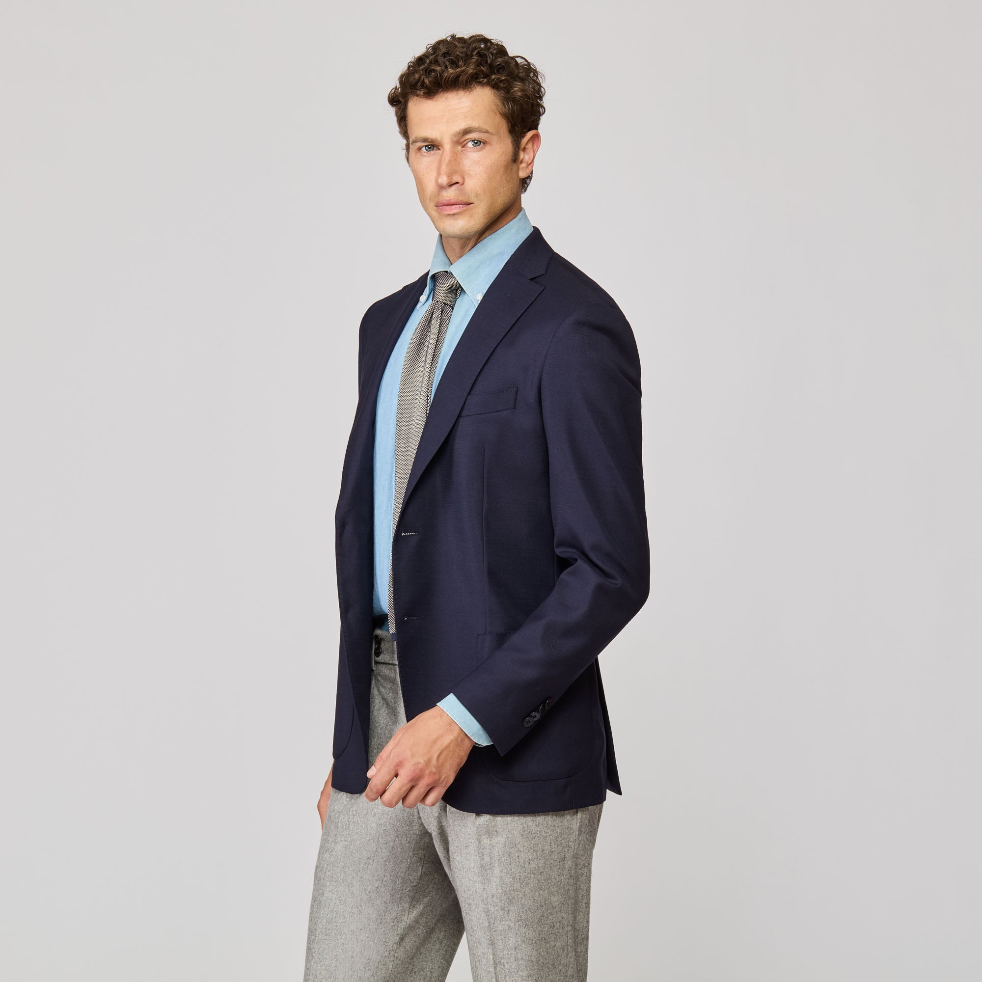 Deconstructed Amalfi Sport Coat with Shoulder Padding