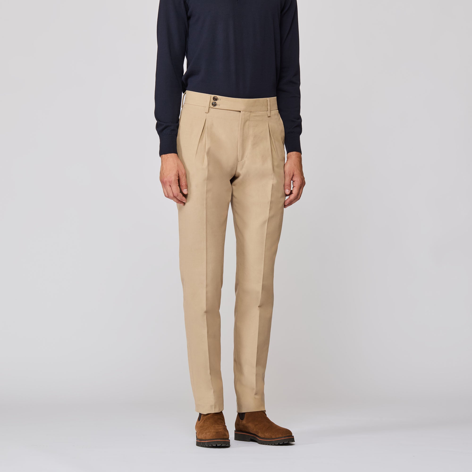 Single Pleat Trousers