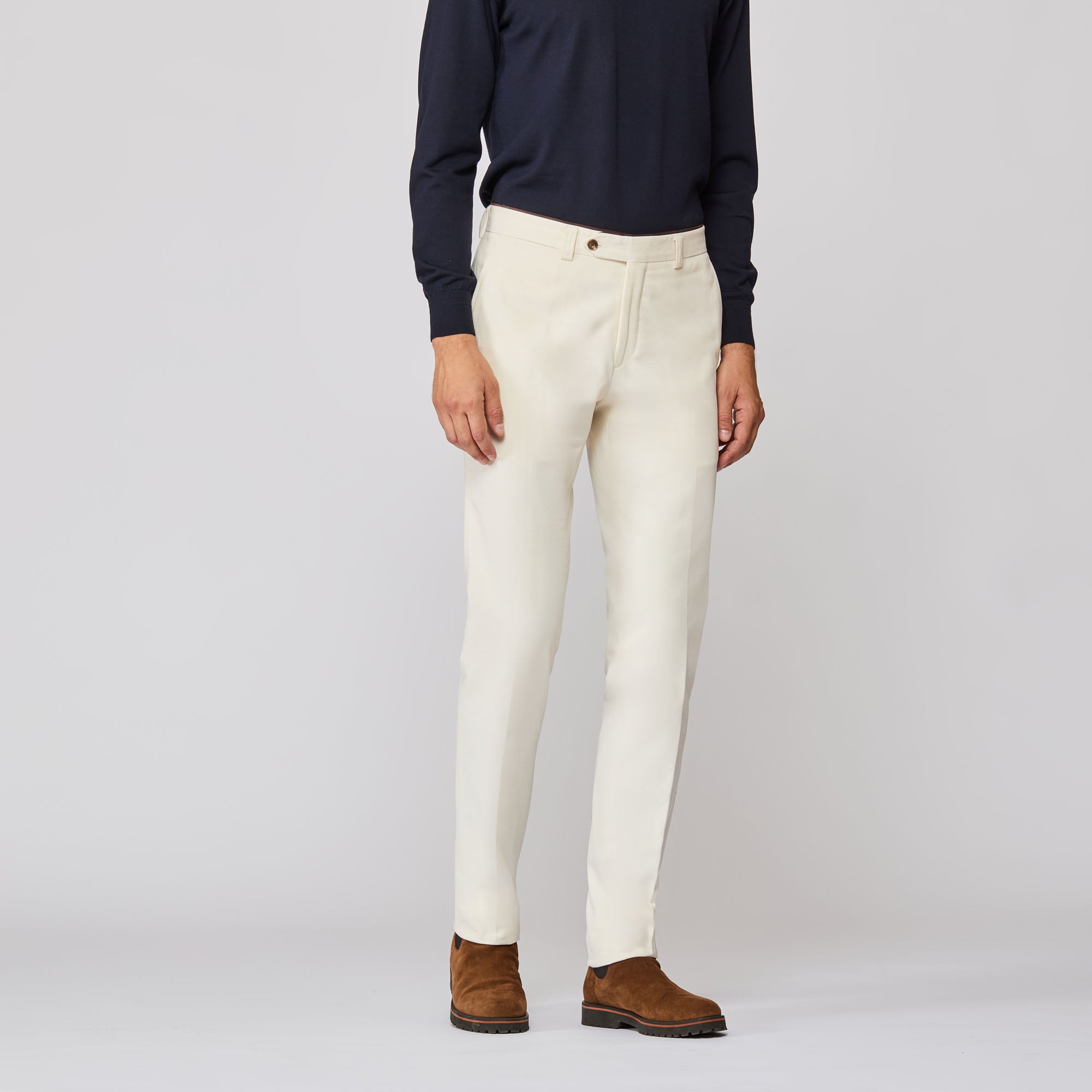 Flat Front Trousers