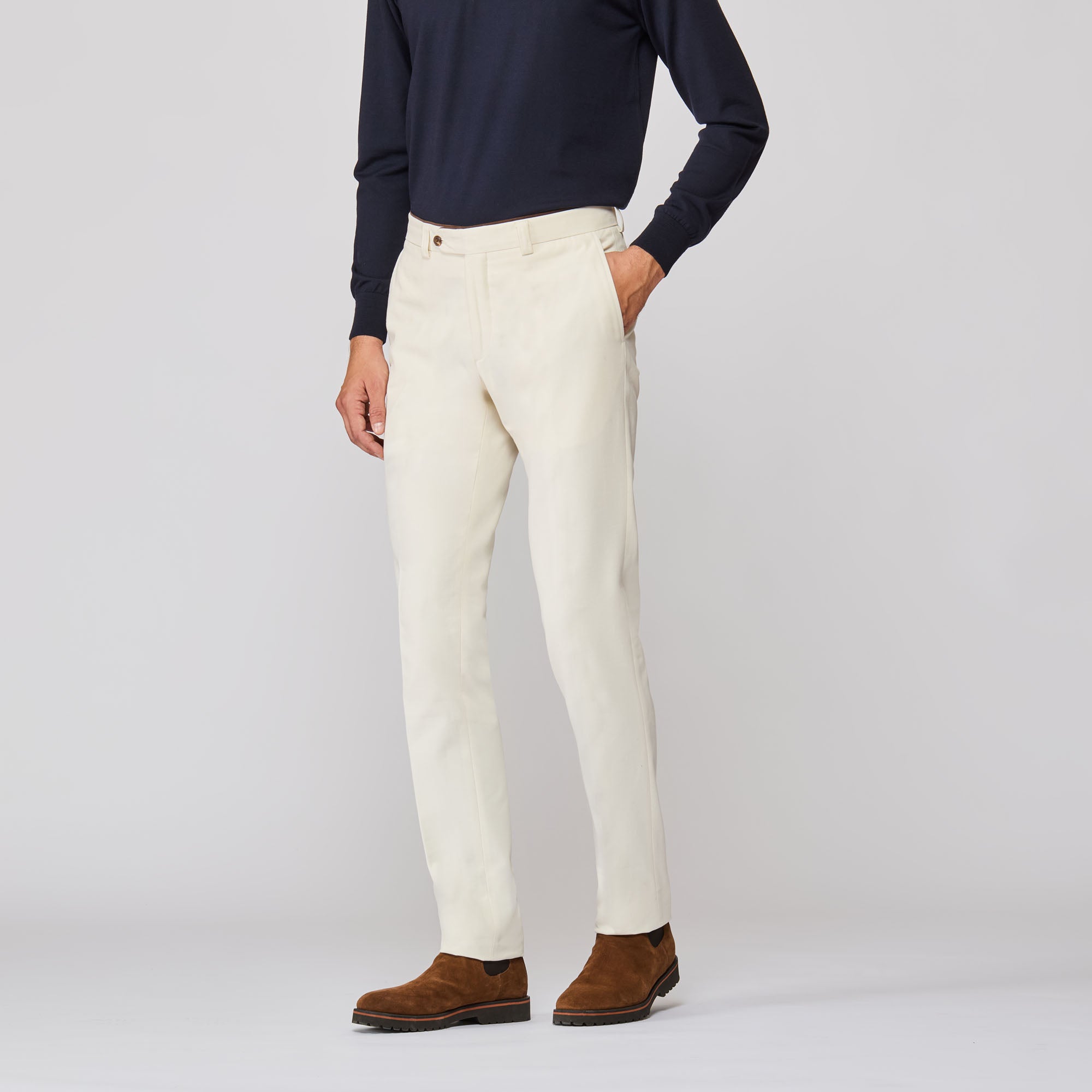 Flat Front Trousers