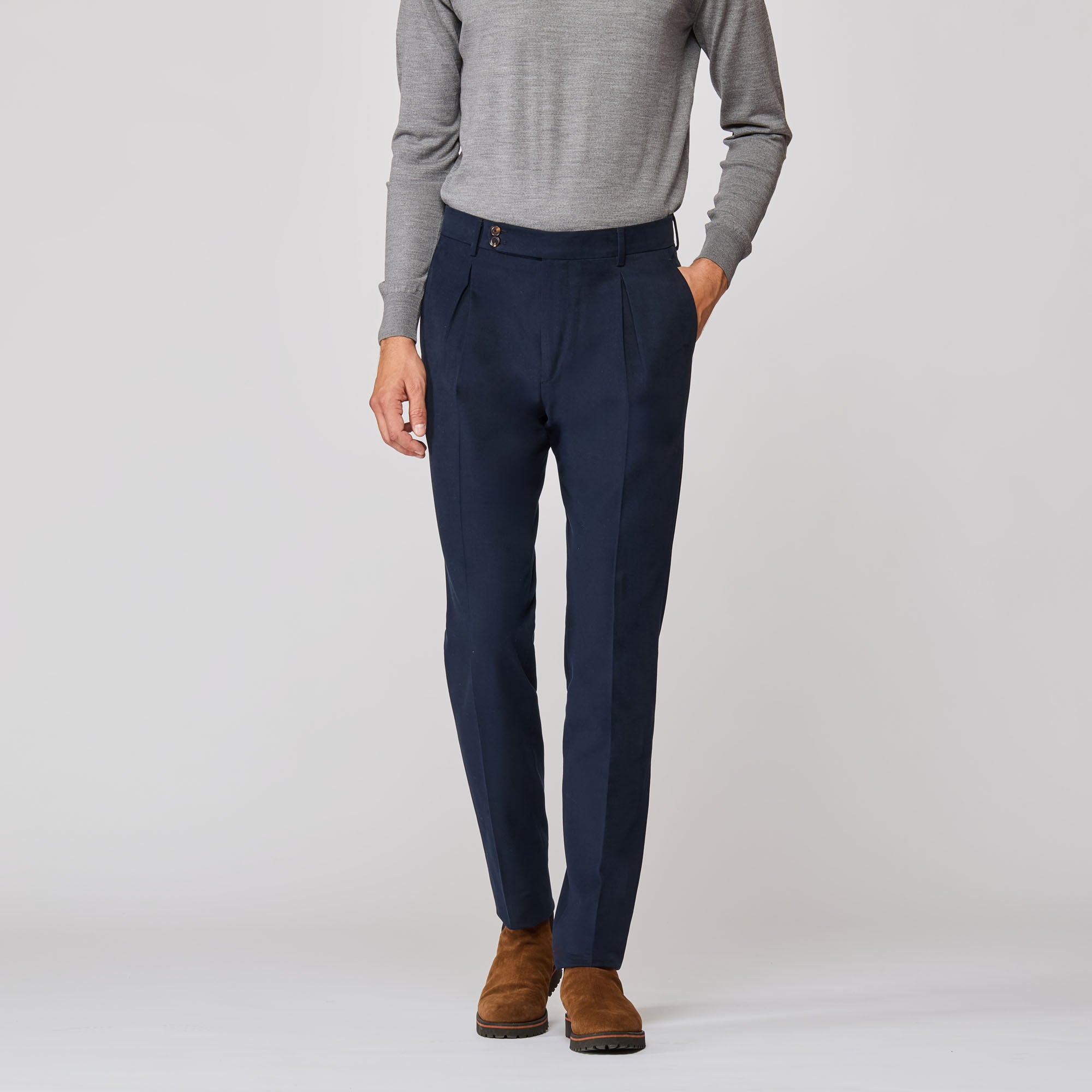 Single Pleat Trousers