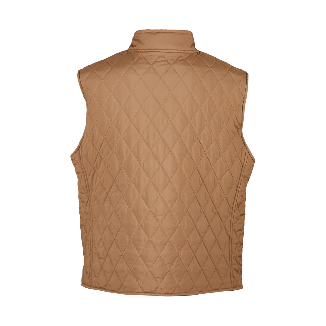 Diamond Quilted Button Vest