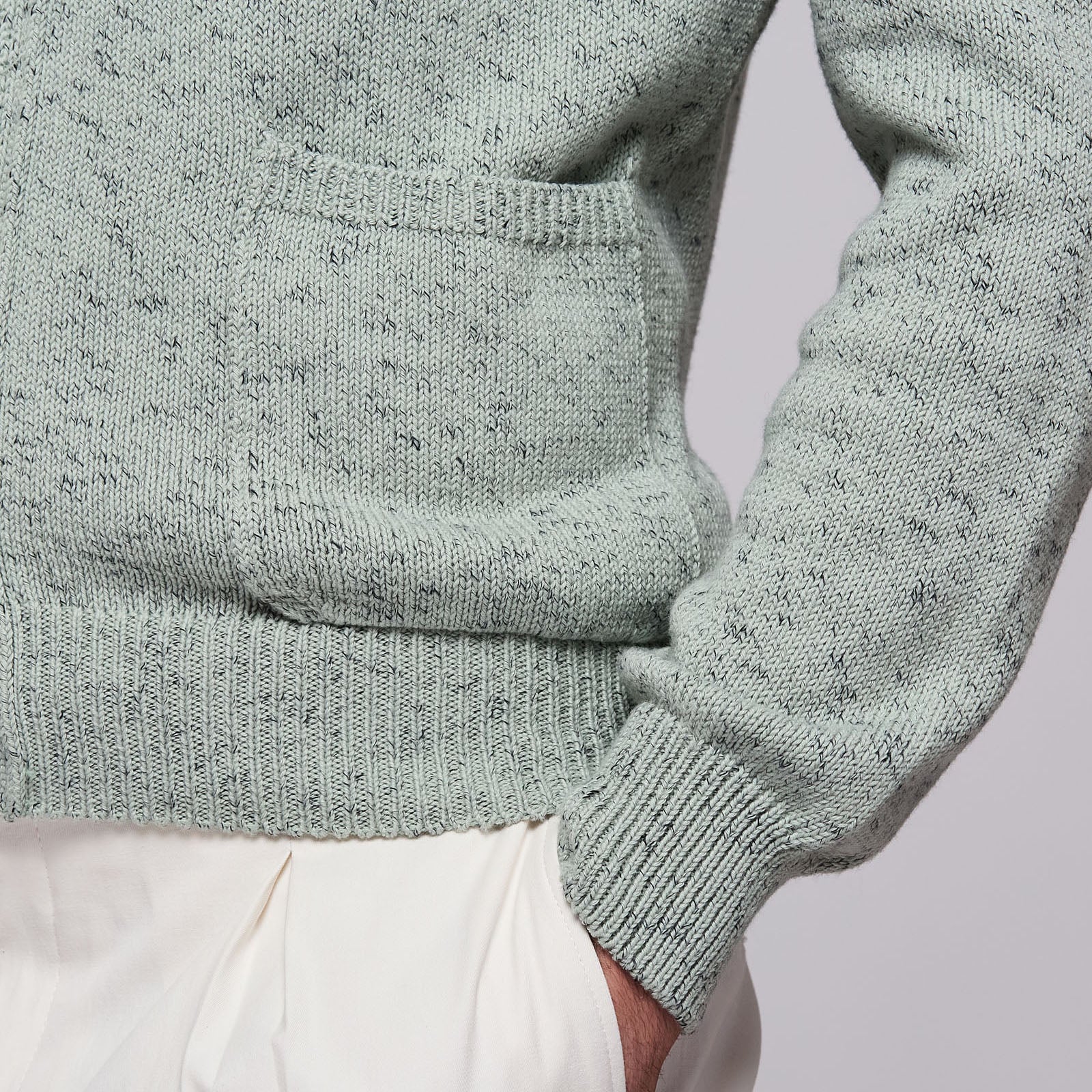 Shawl Collar Knitted Jacket