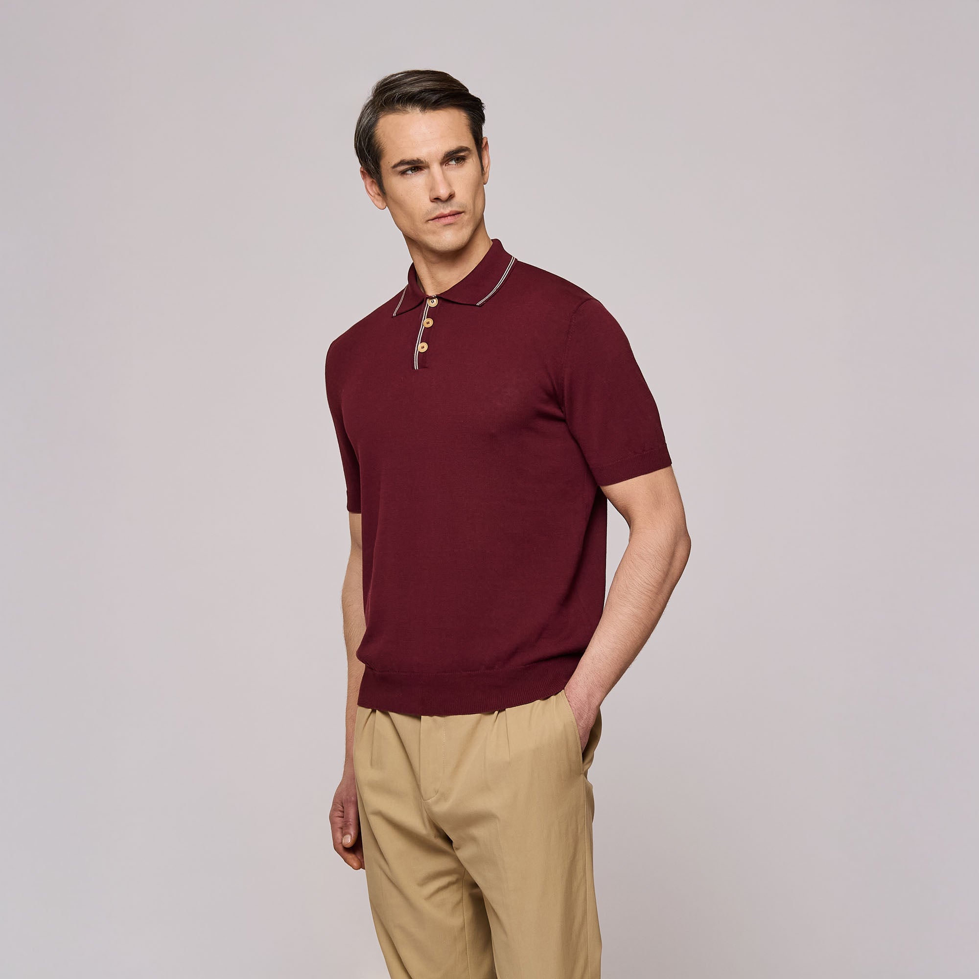 Three Buttons Polo Shirt