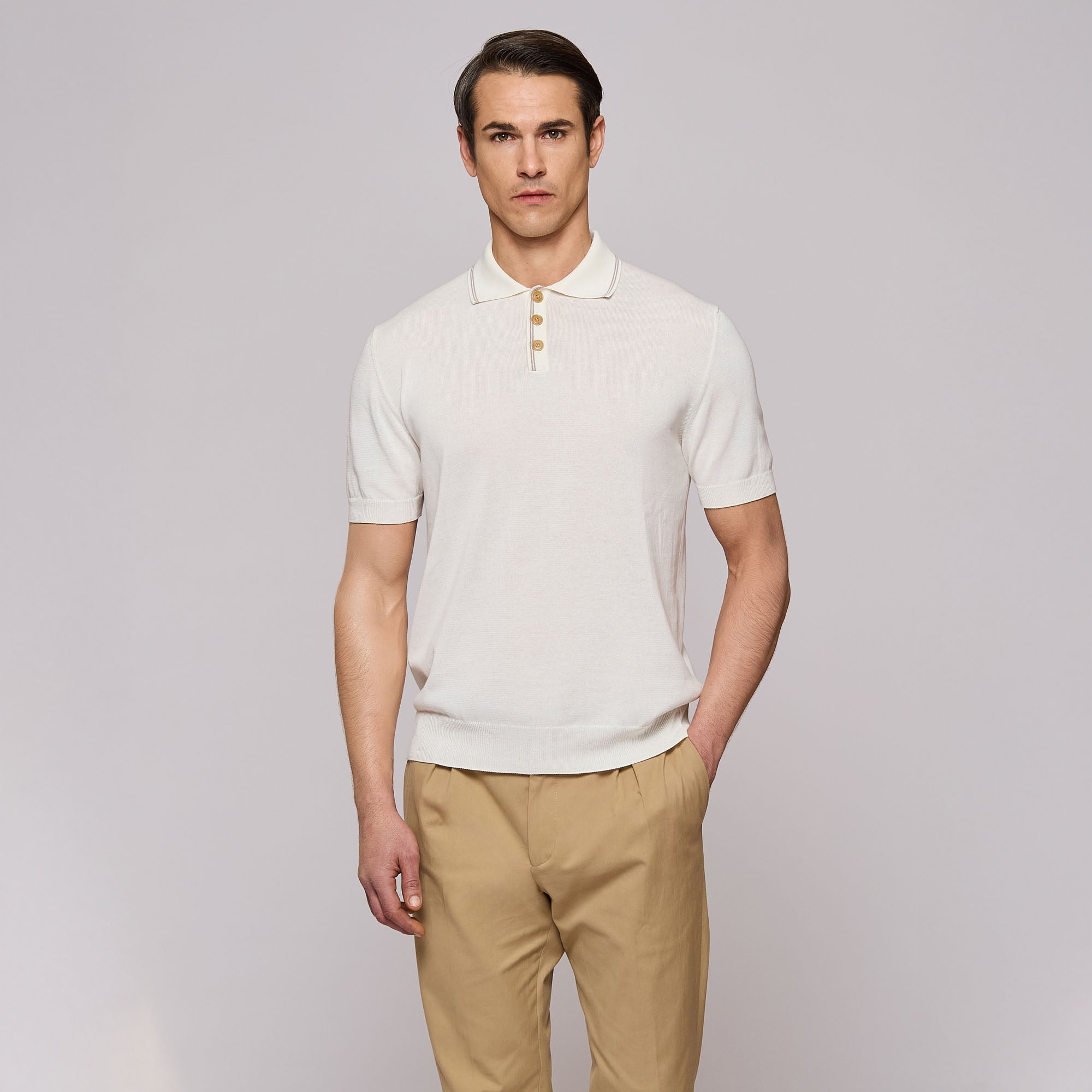 Three Buttons Polo Shirt