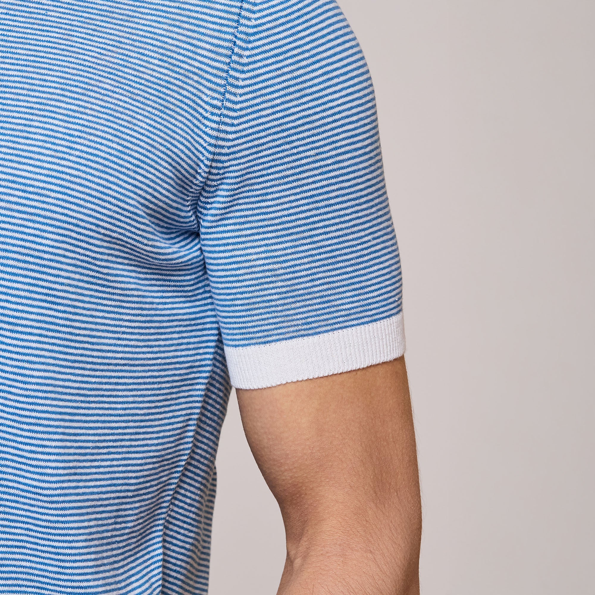 Crew Neck Knitted T-Shirt