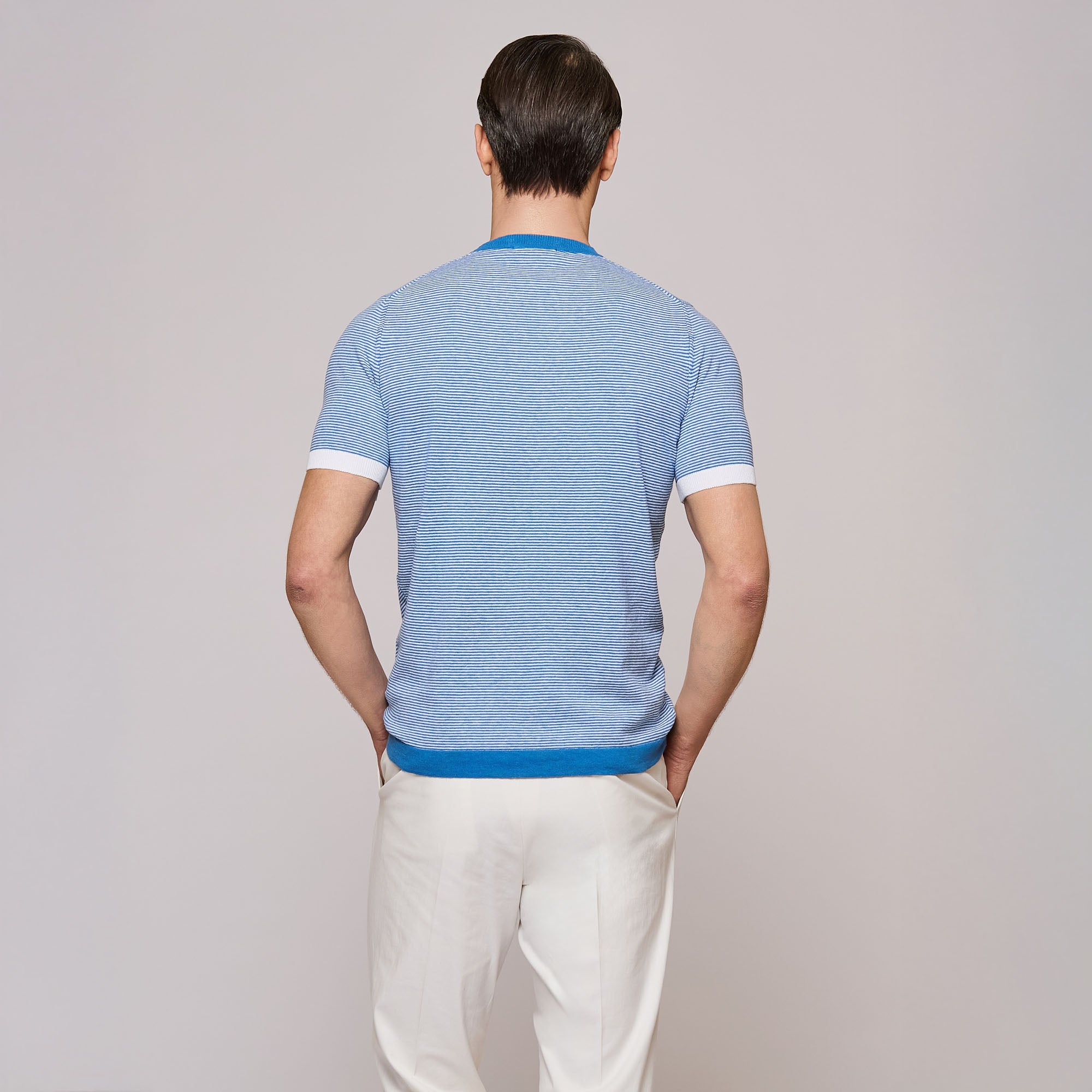 Crew Neck Knitted T-Shirt