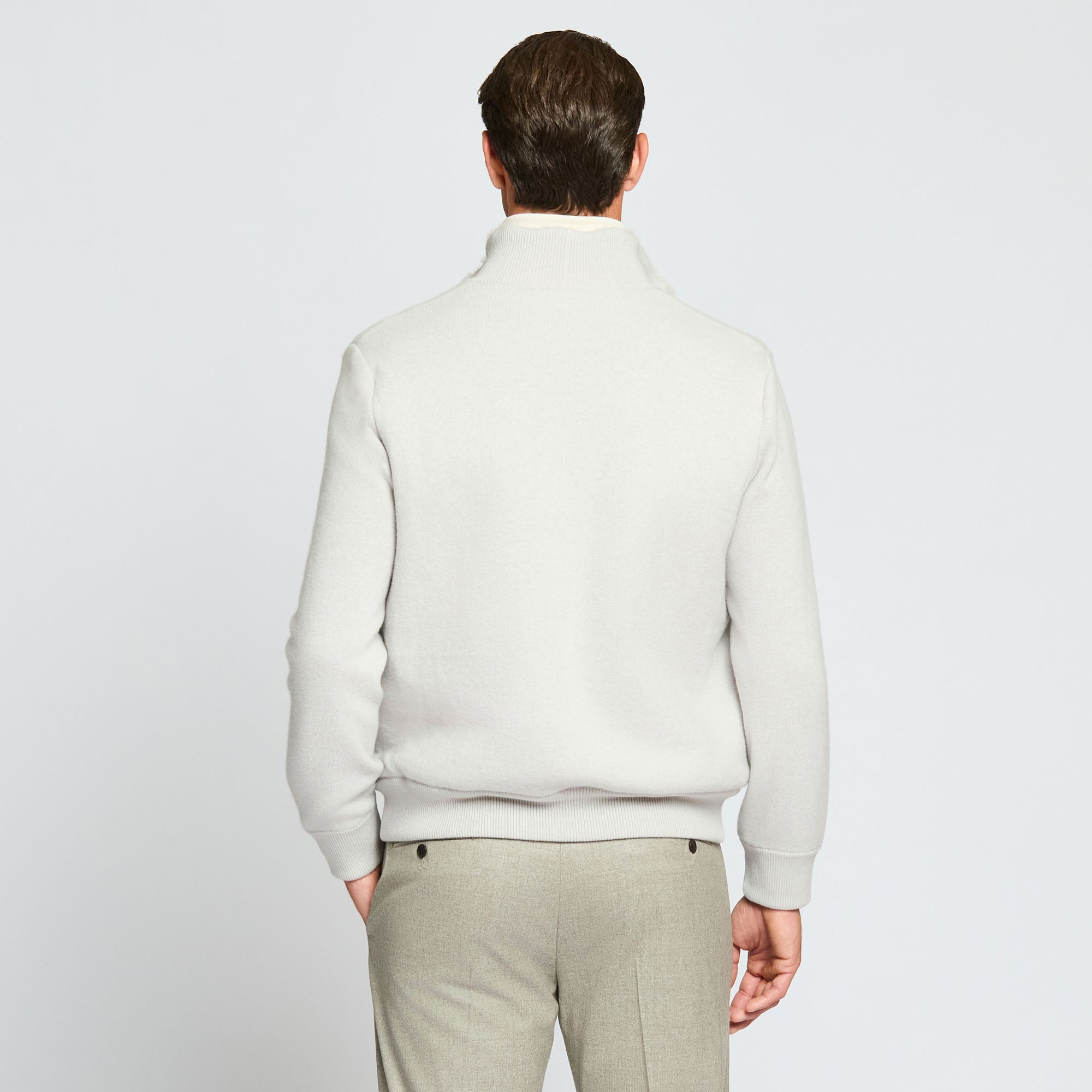 Full-Zip Knitted Jacket