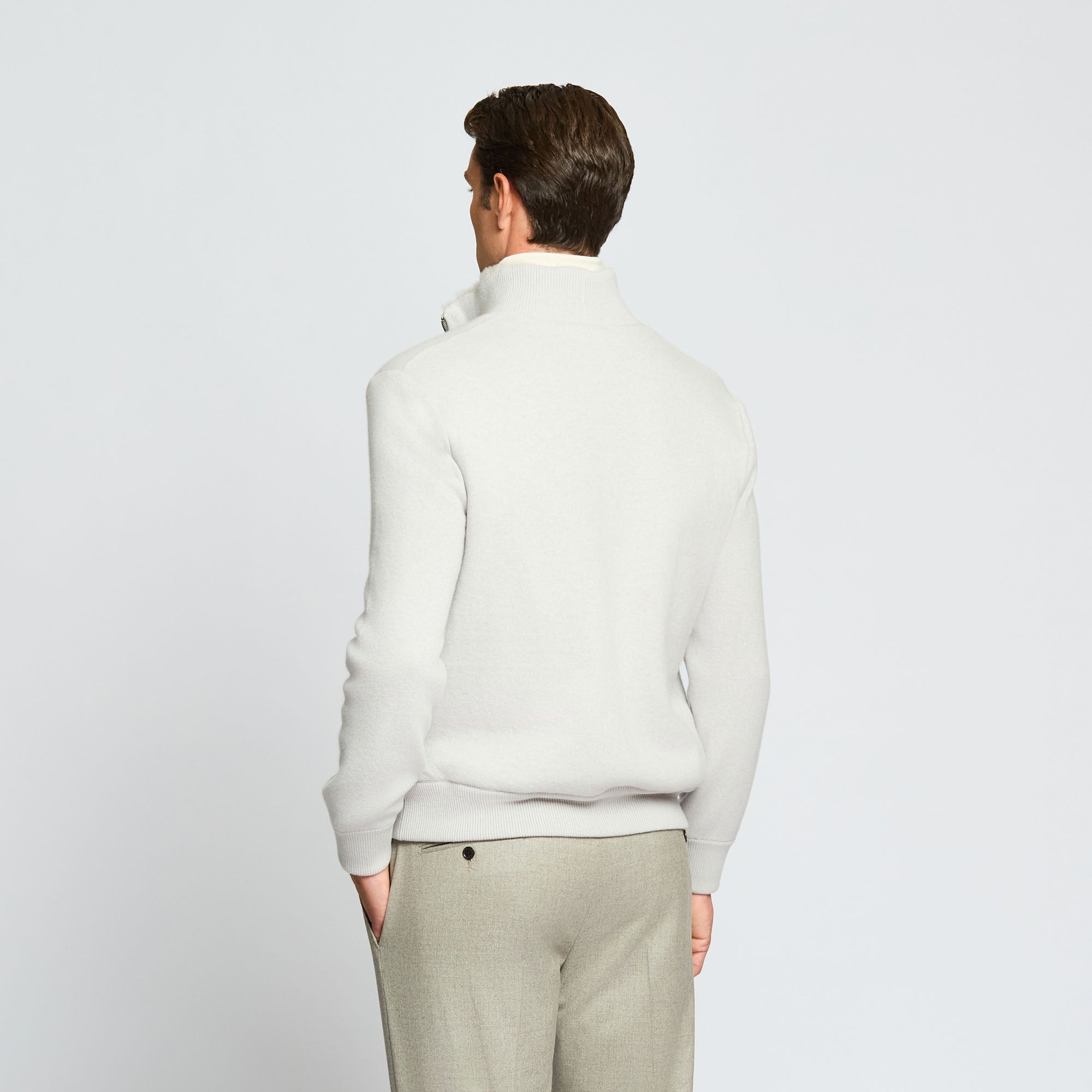 Full-Zip Knitted Jacket